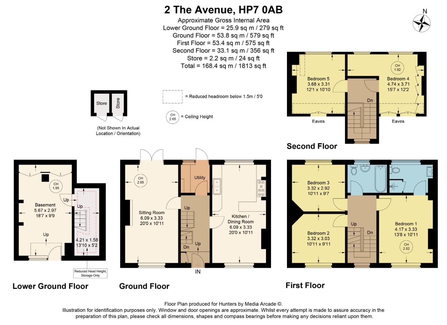 2, The Avenue, Amersham floorplan