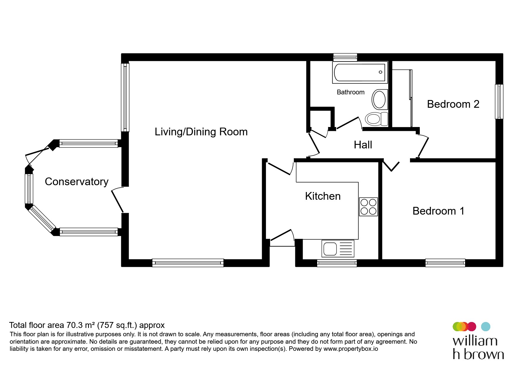 54, West Park Homes, Pontefract floorplan