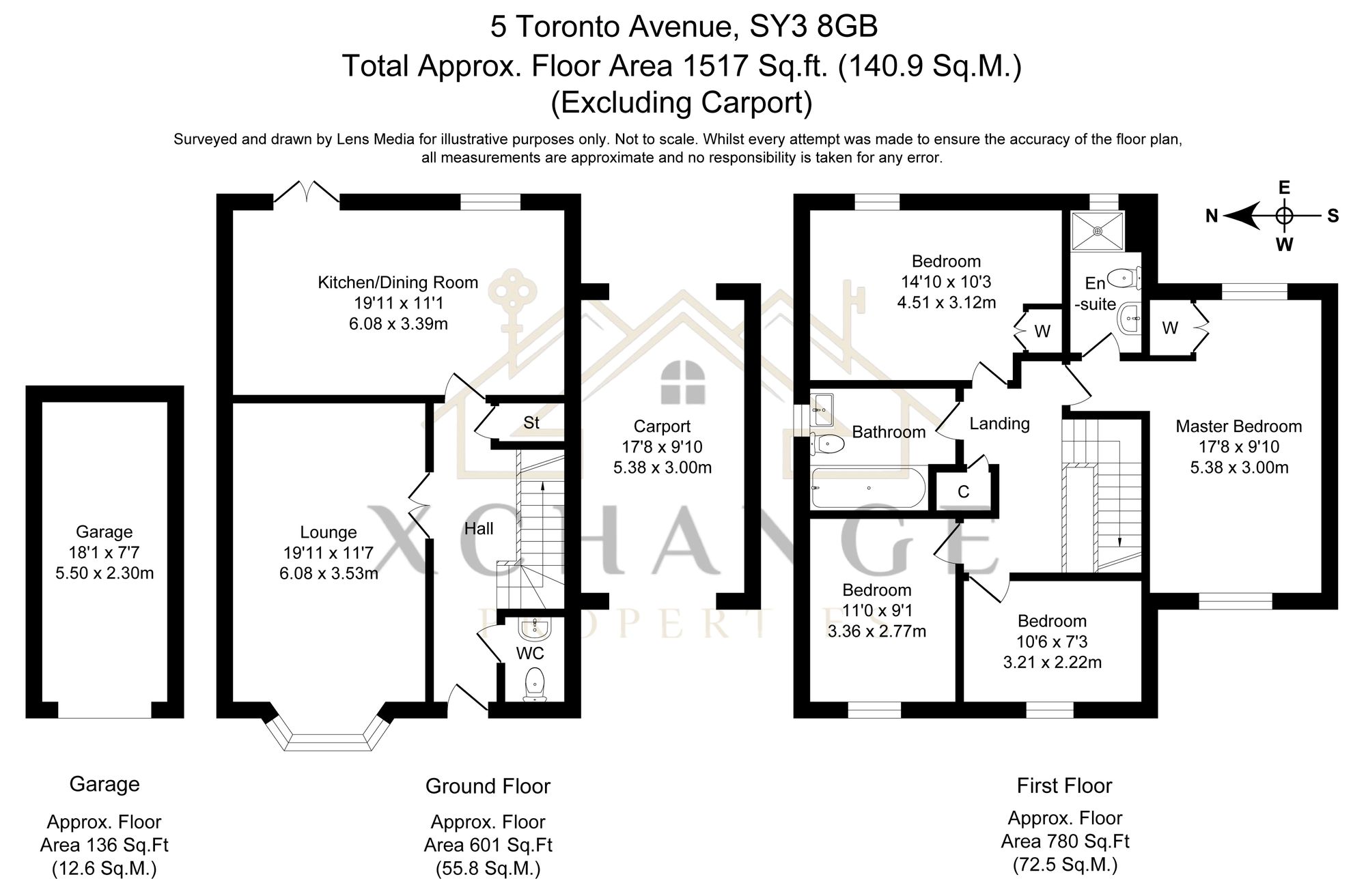 5, Toronto Avenue, Shrewsbury floorplan