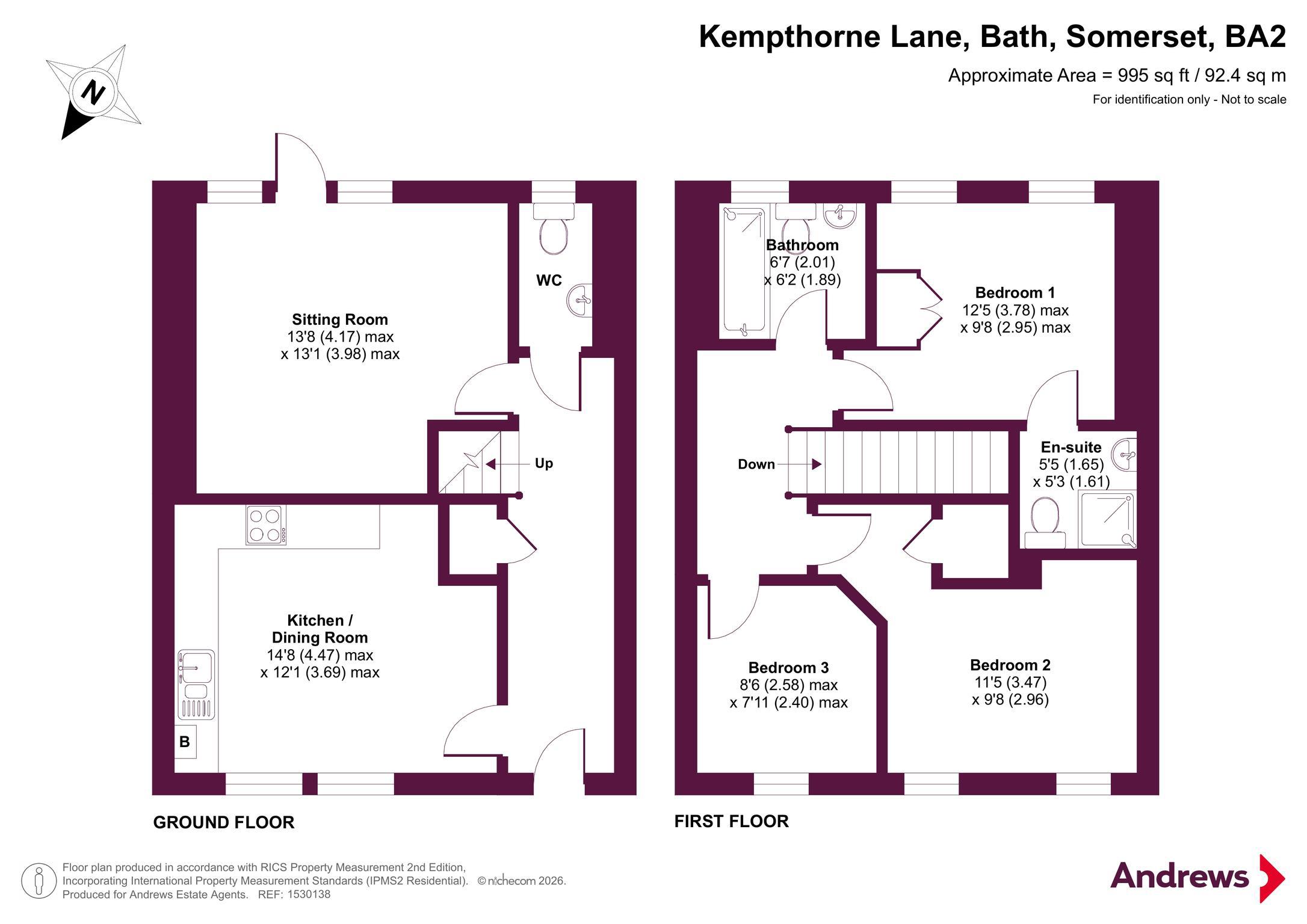 Kempthorne Lane, Somerset floorplan