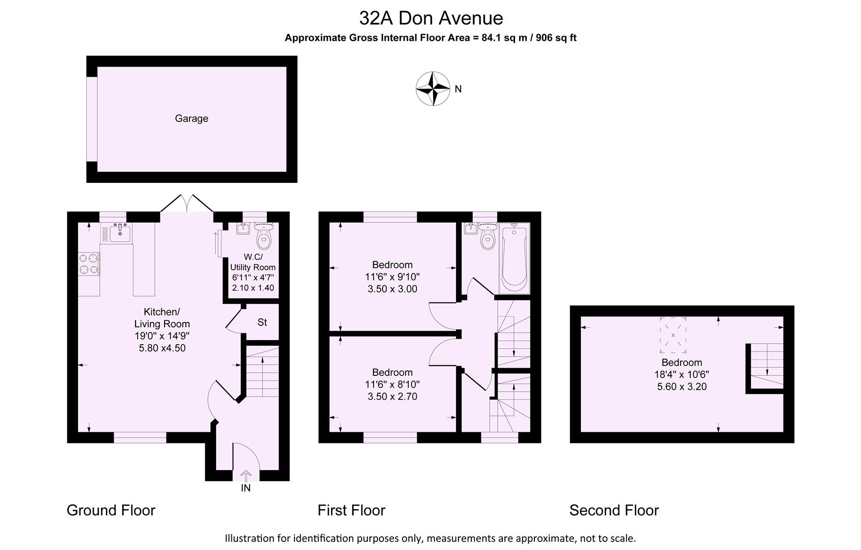 32A, Don Avenue, York floorplan