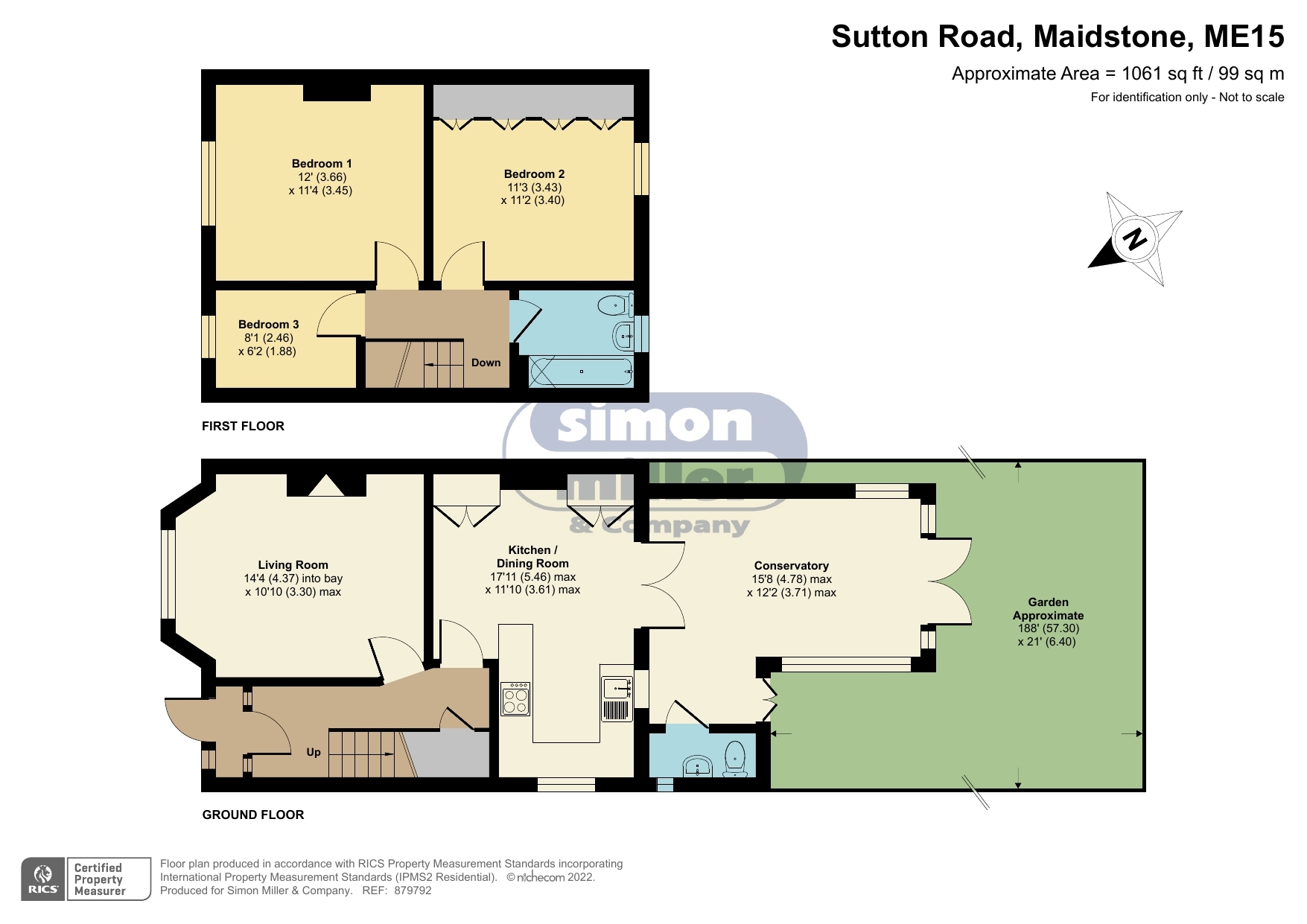 Sutton Road, Maidstone ME15, 3 bedroom semidetached house for sale