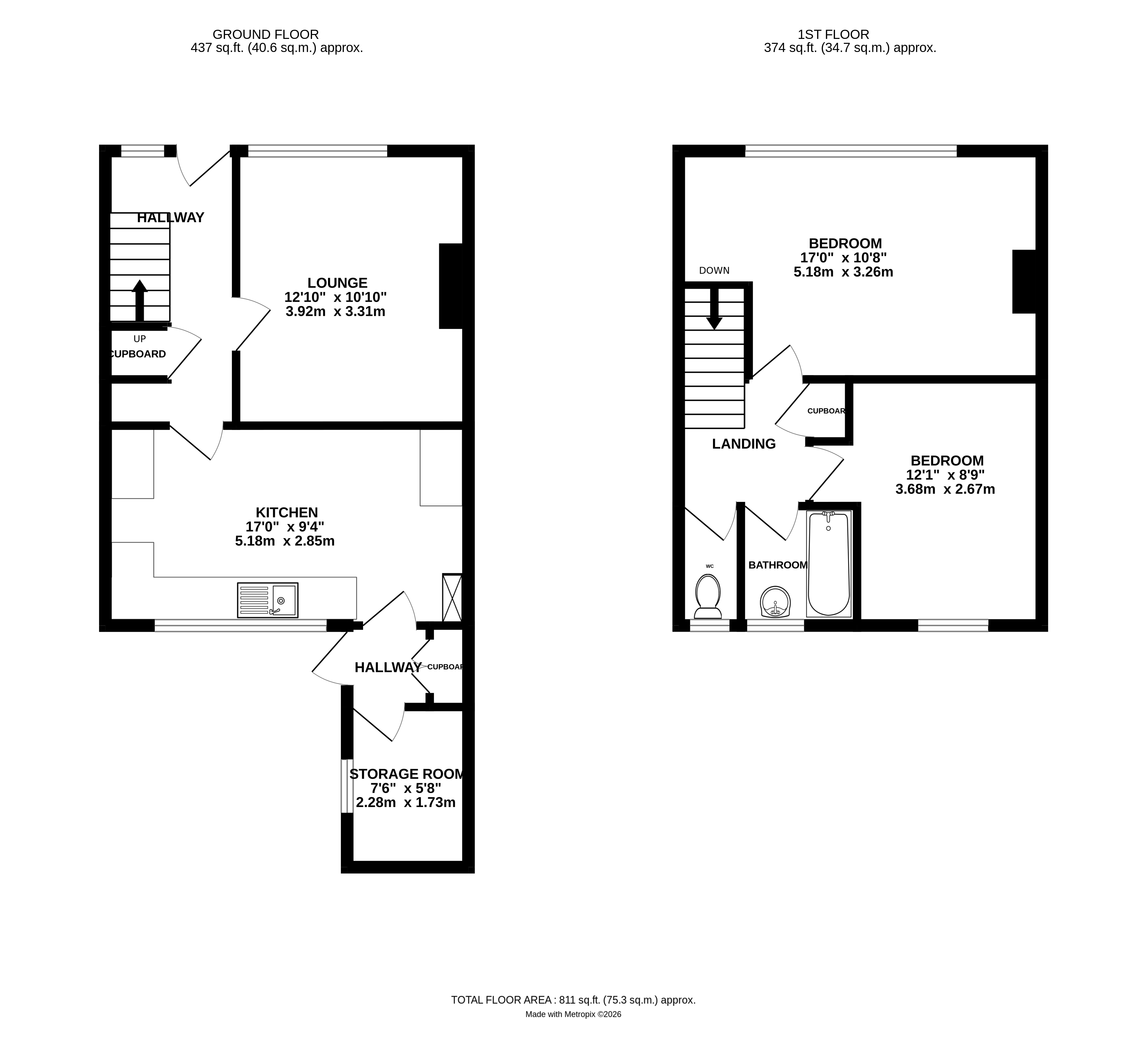 32, Moor View, Okehampton floorplan
