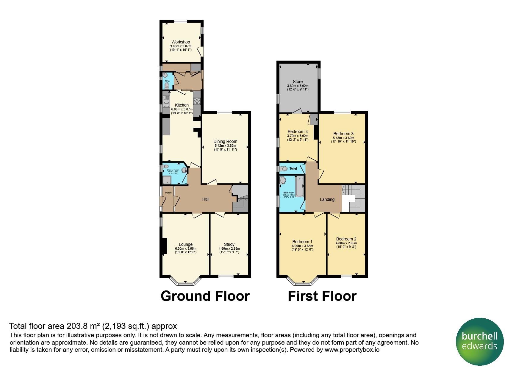 42, Wood Lane, NOTTINGHAM floorplan