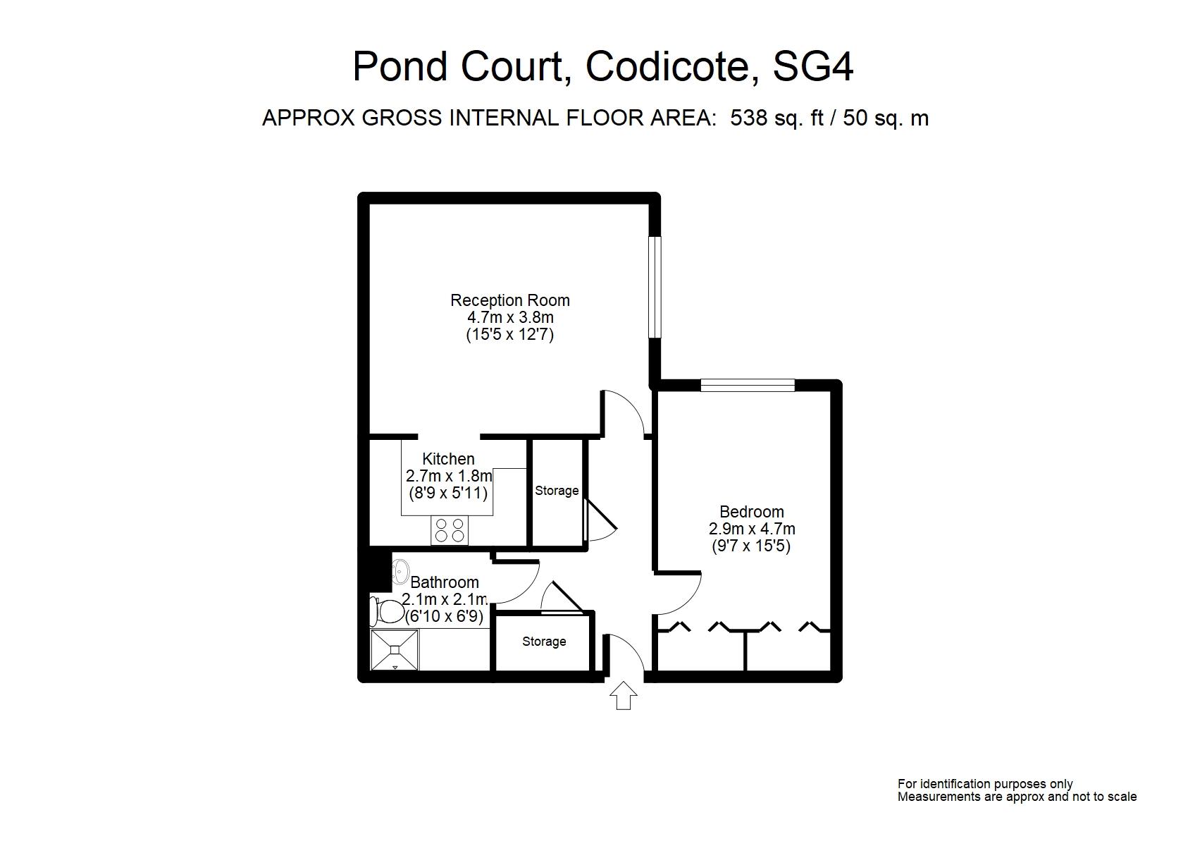 16 Pond Court, The Ridgeway, Hitchin floorplan
