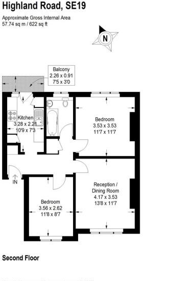 2 Bedrooms Flat for sale in Highlands Court, Highland Road, London SE19