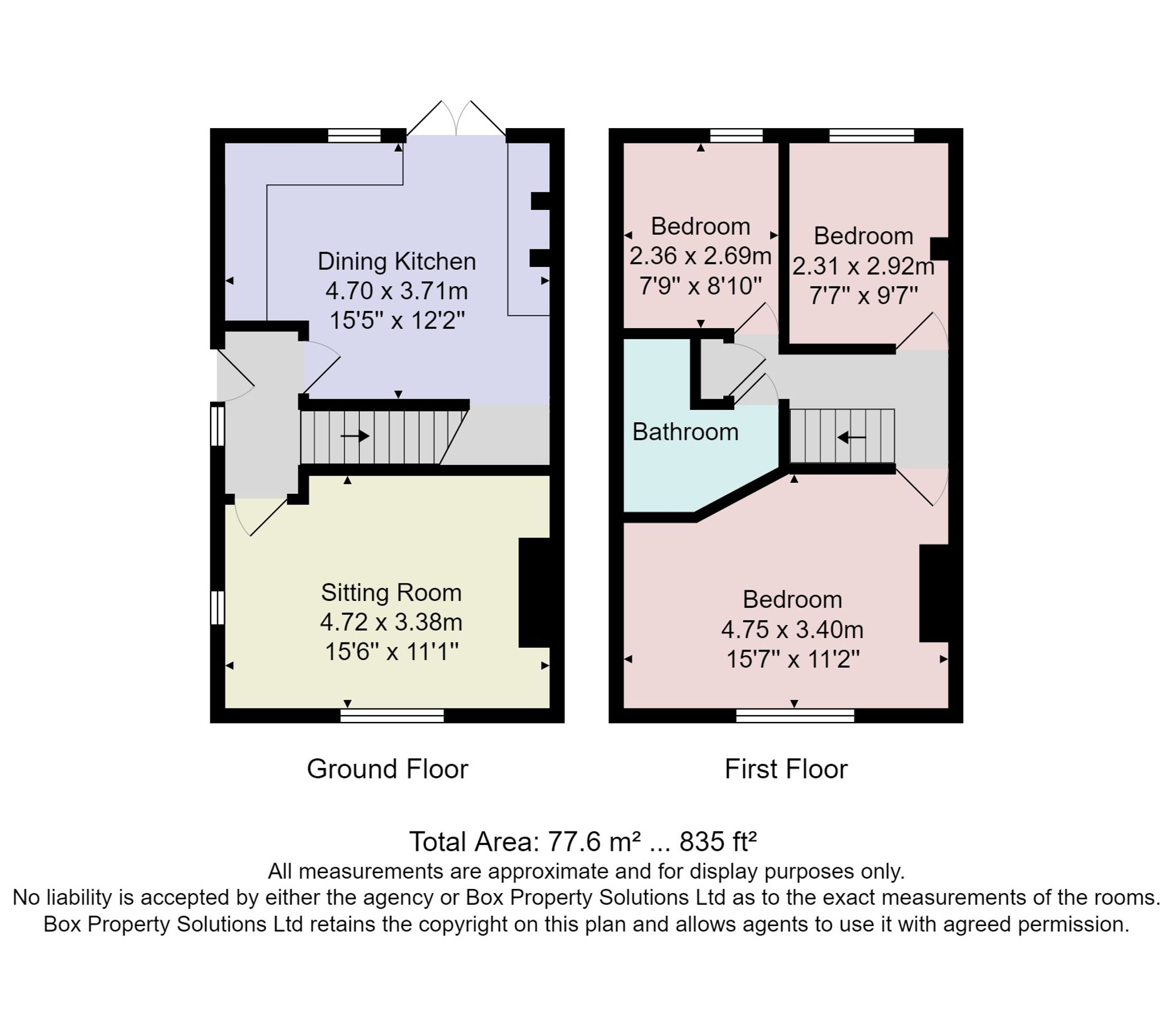 1 Mount Gardens, Harrogate floorplan