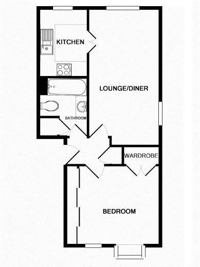 1 Bedrooms Flat to rent in Quincy Road, Egham TW20