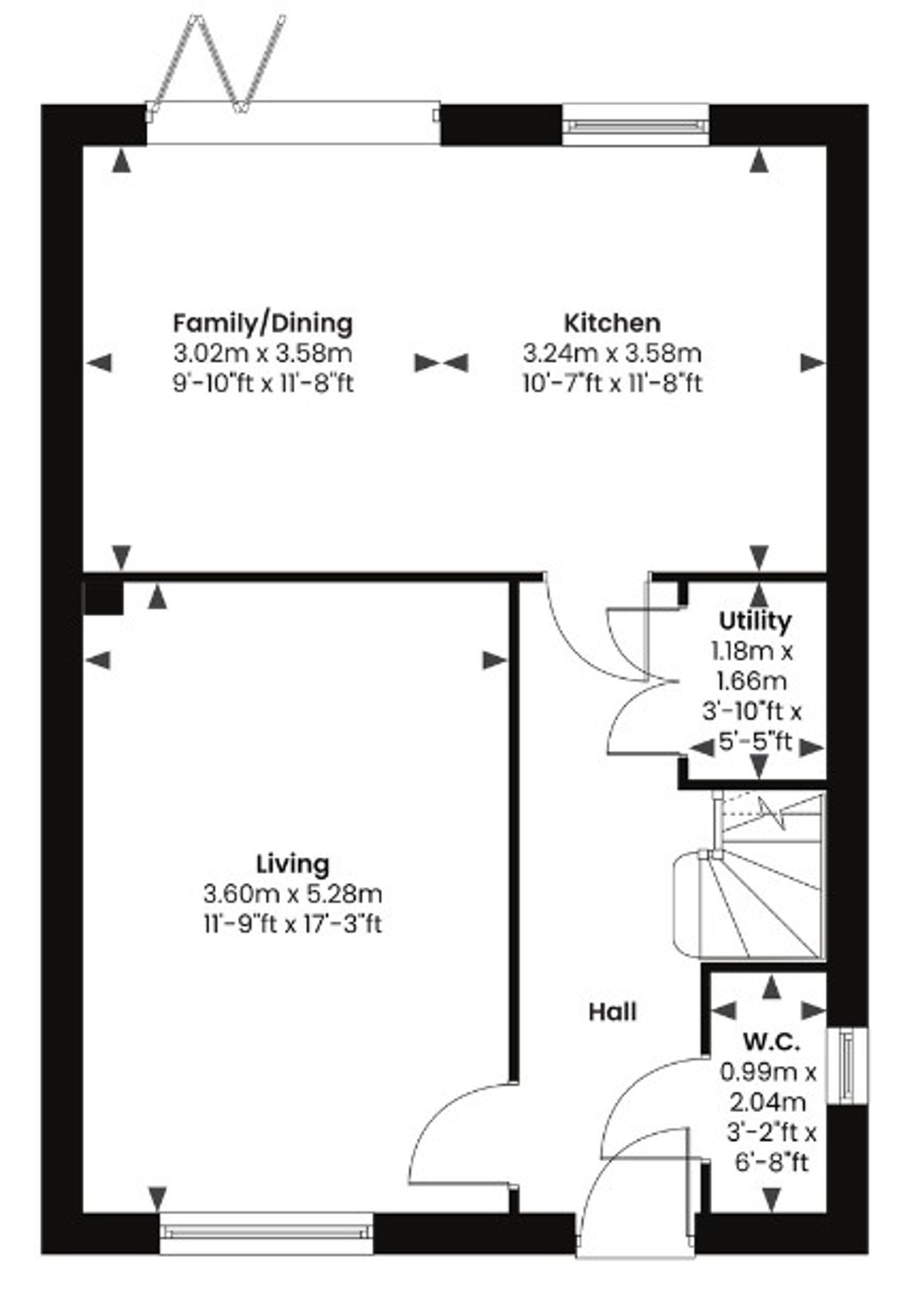 Plot 45, Willowbank Road, Alderton floorplan