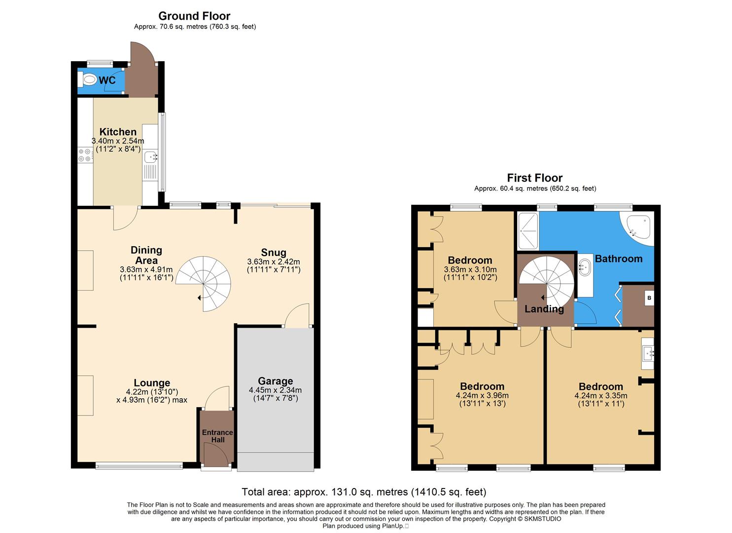6, Branch Road, St. Albans floorplan
