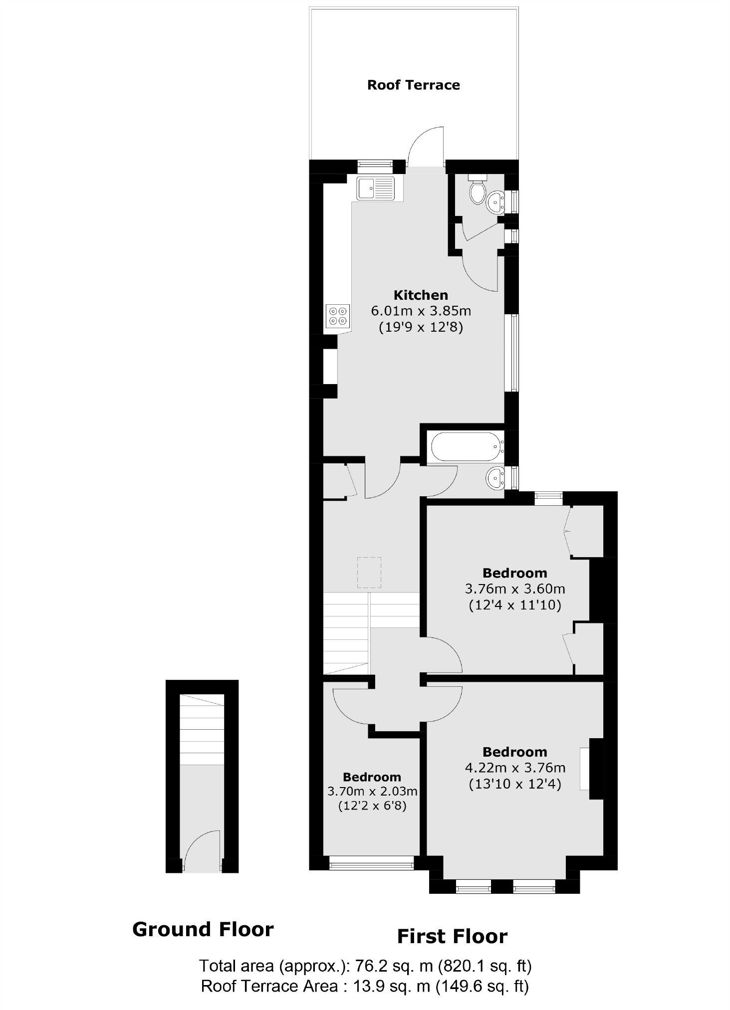 3, Moring Road, London floorplan
