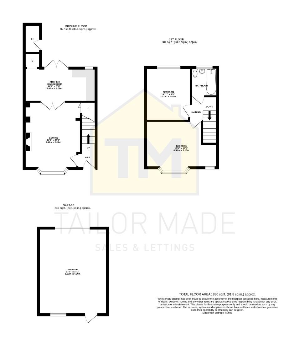 95, Torrington Avenue, Coventry floorplan