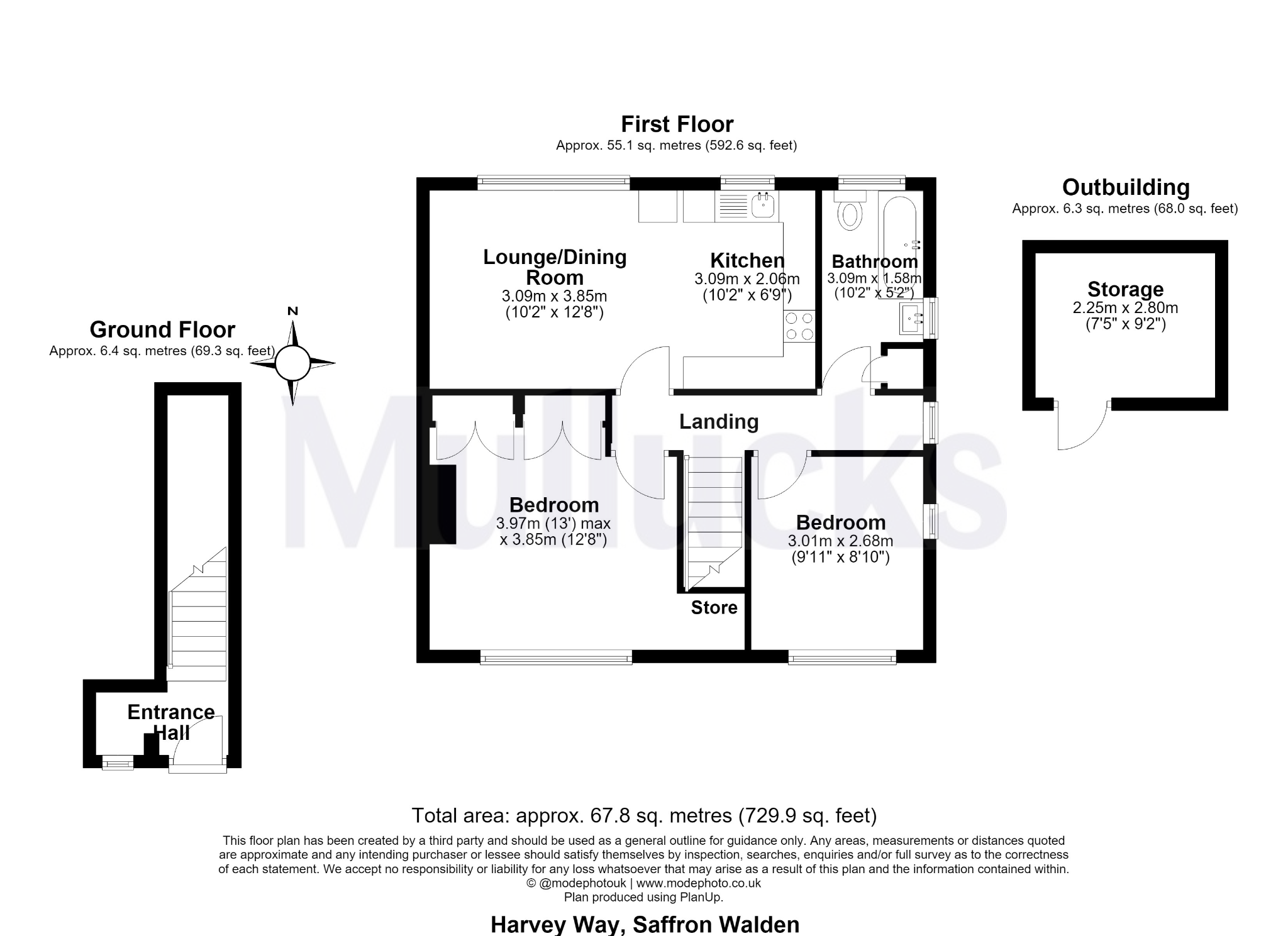 52, Harvey Way, Essex floorplan