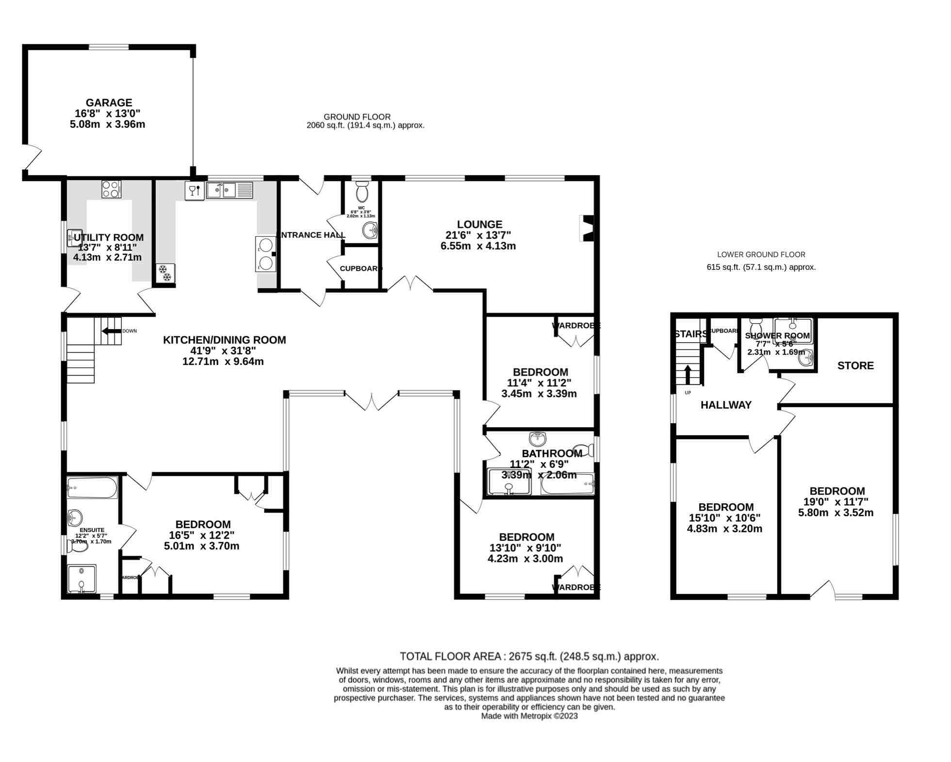 Little House, Sandy Lane, Harlyn Bay floorplan