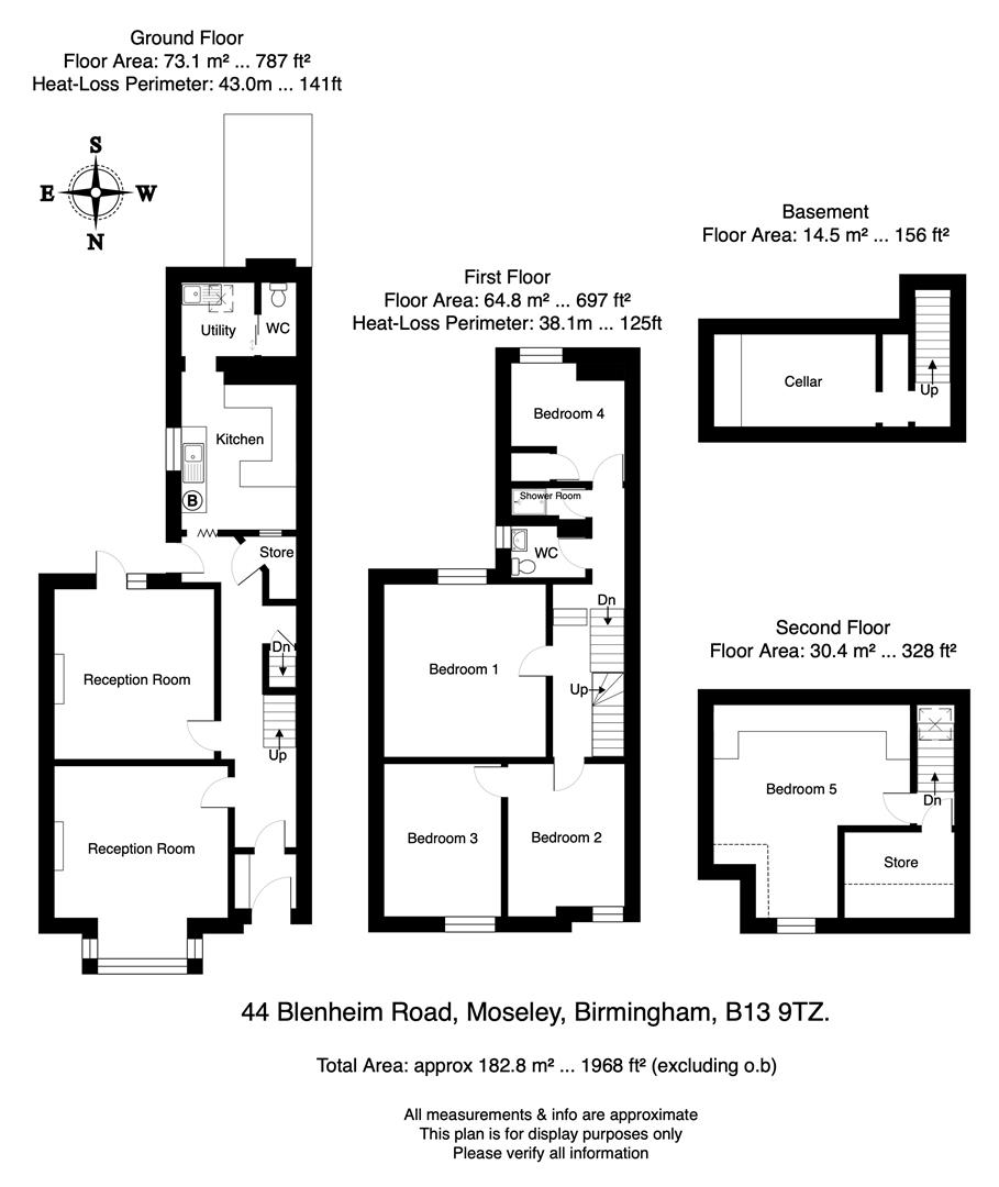 44, Blenheim Road, Birmingham floorplan