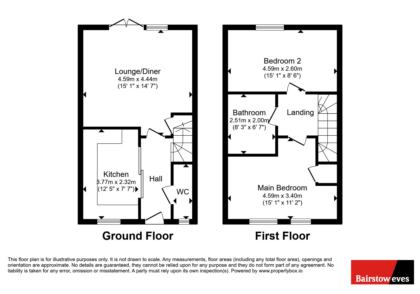 19, Harker Close, Nottingham floorplan