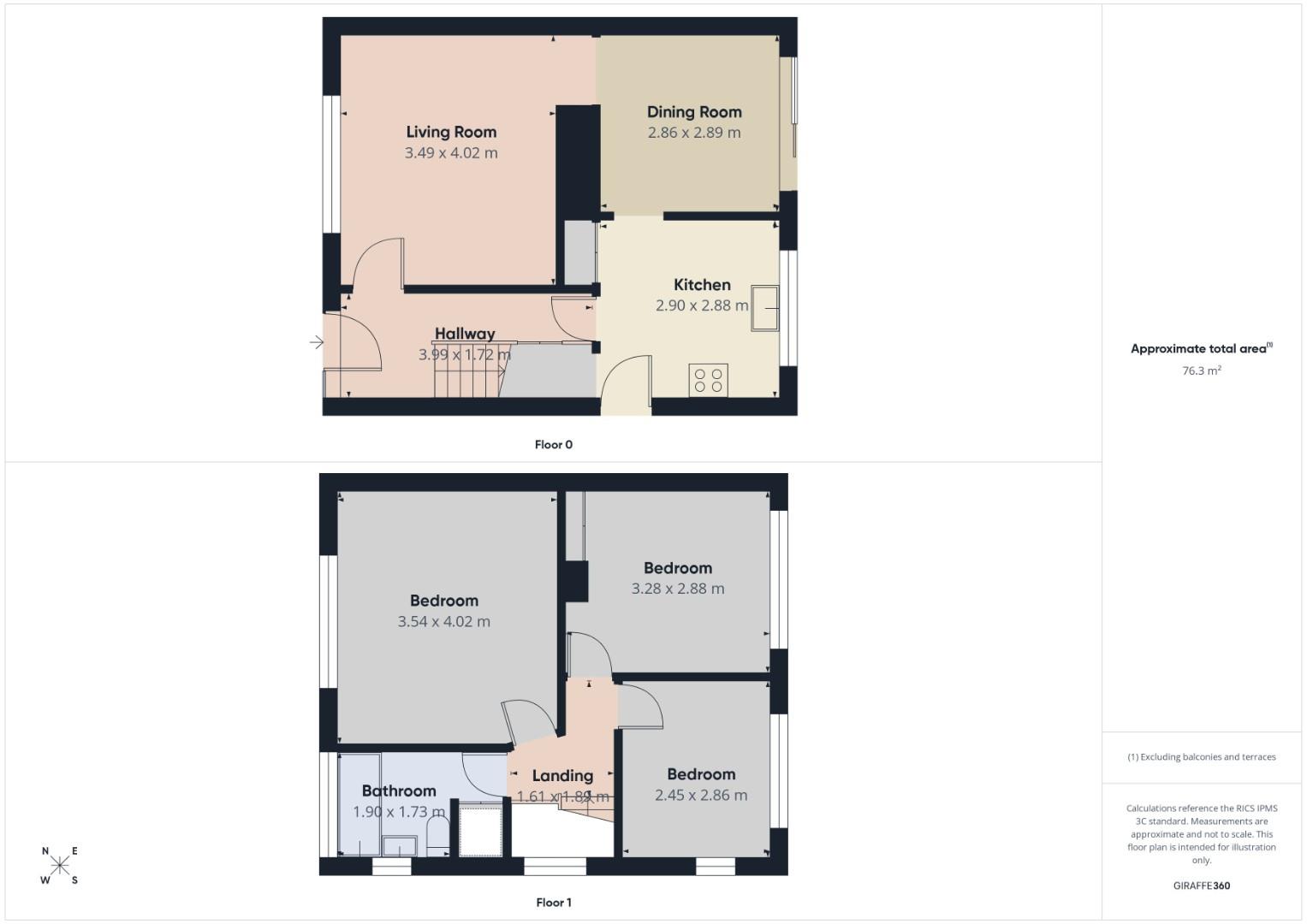 2, Sleningford Rise, Bingley floorplan