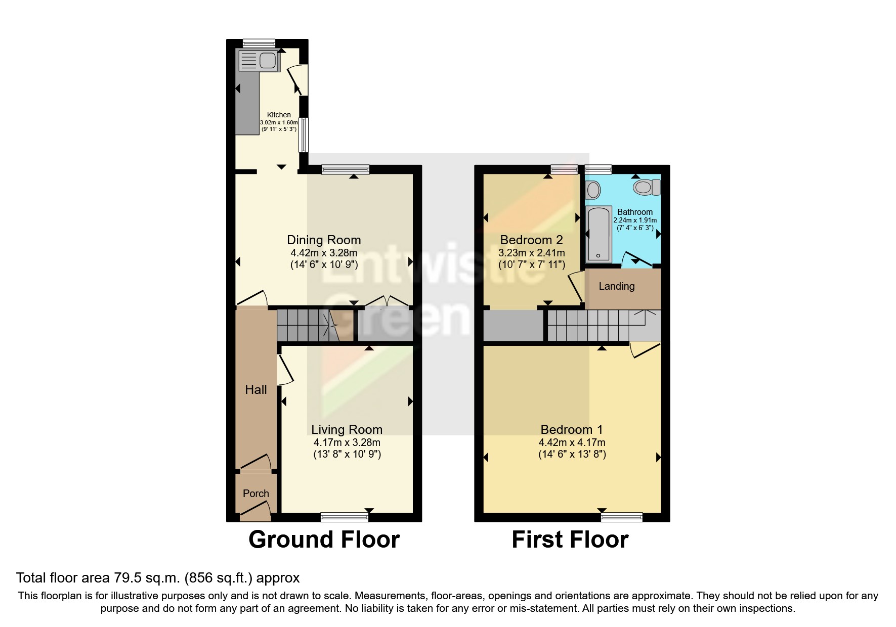 Stanley Street, Oswaldtwistle, Accrington, Lancashire BB5, 2 bedroom