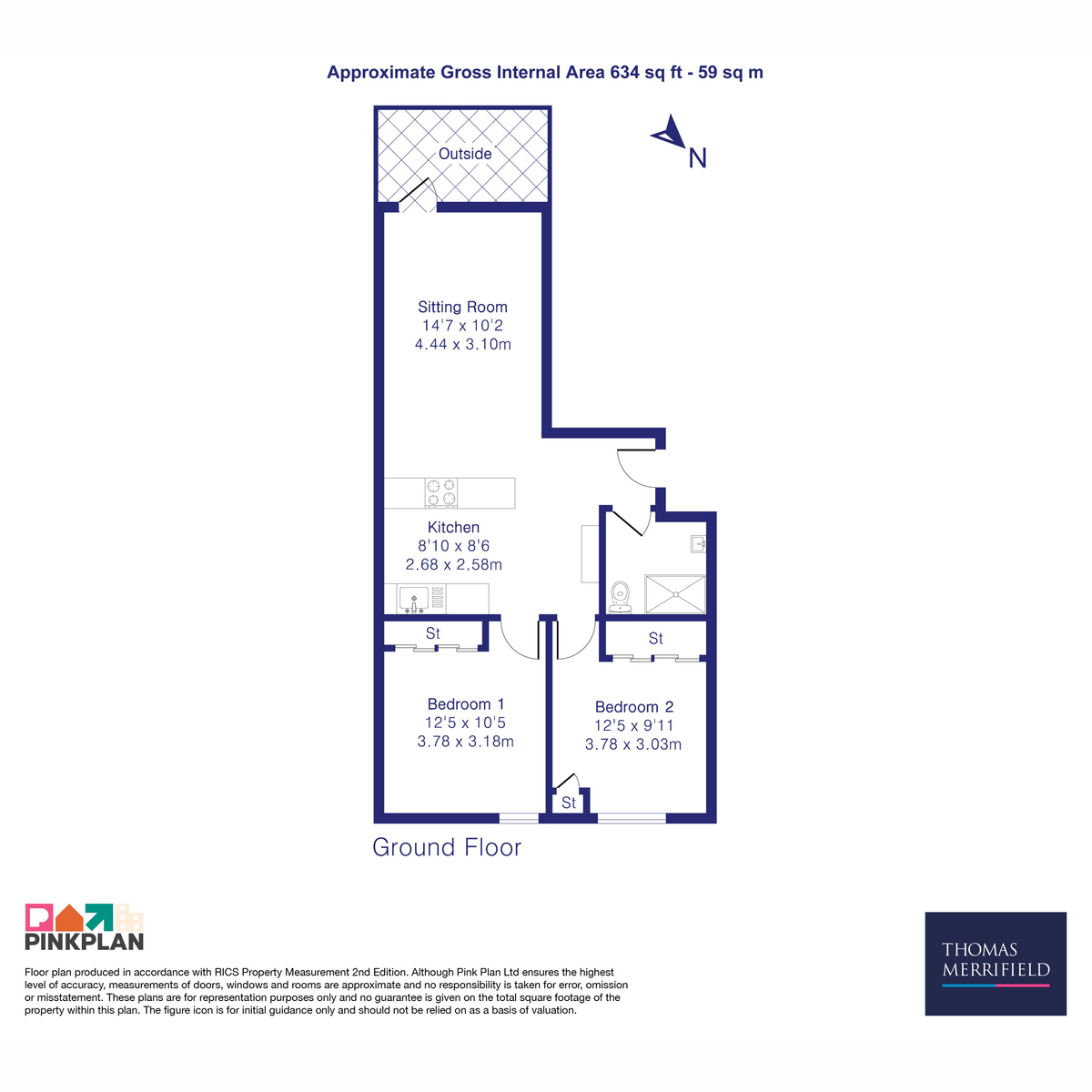 Flat Flat 8, 62, Stert Street, Abingdon floorplan