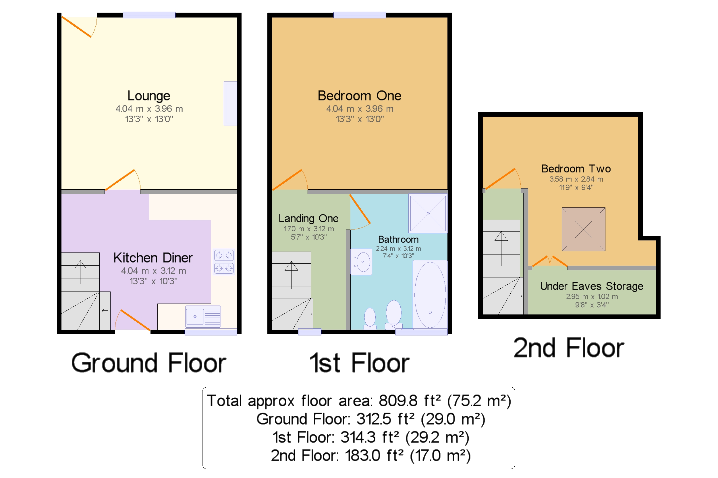 25, New Road, High Peak floorplan