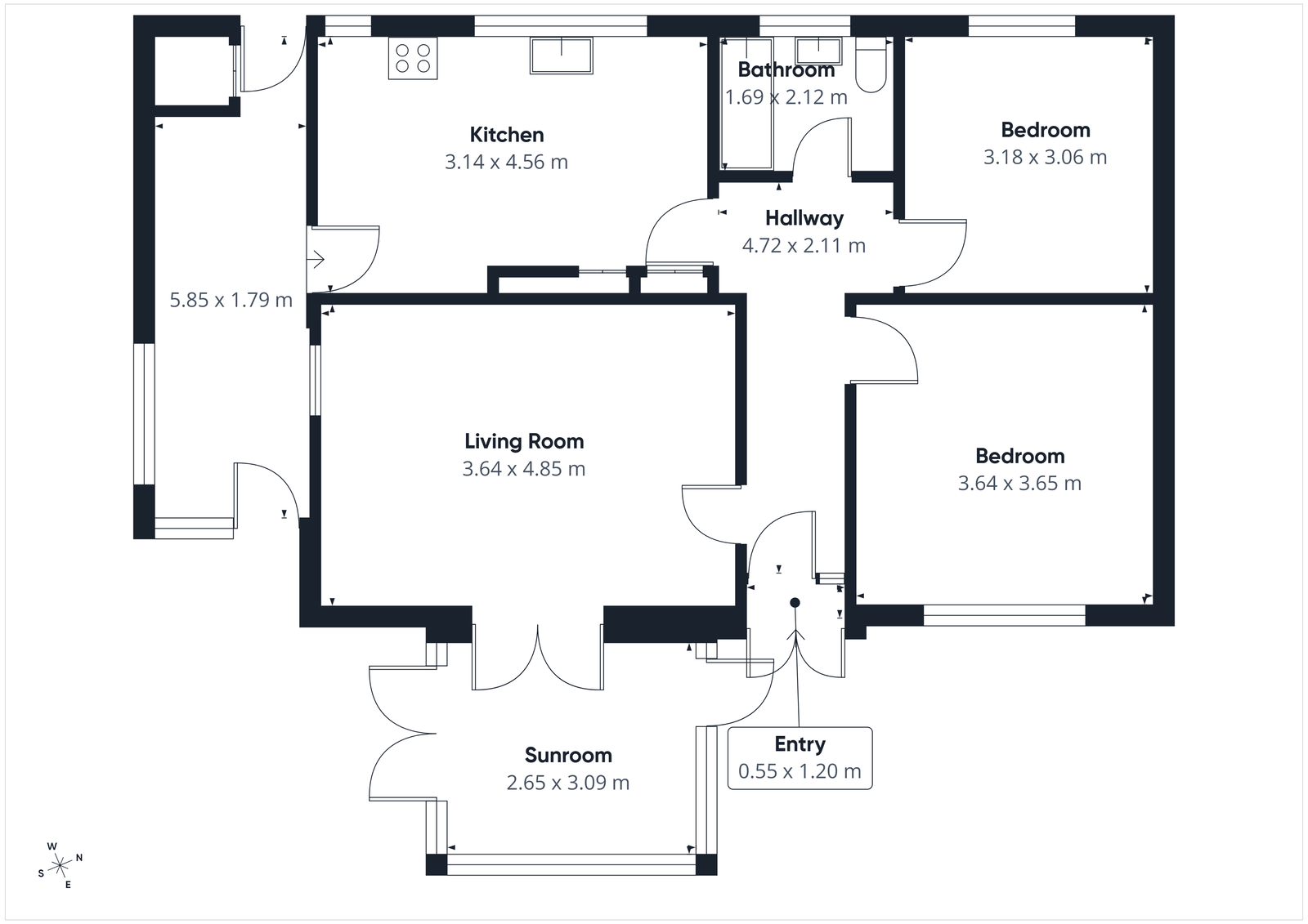 Sunnybank, Parkhill, Lydney floorplan