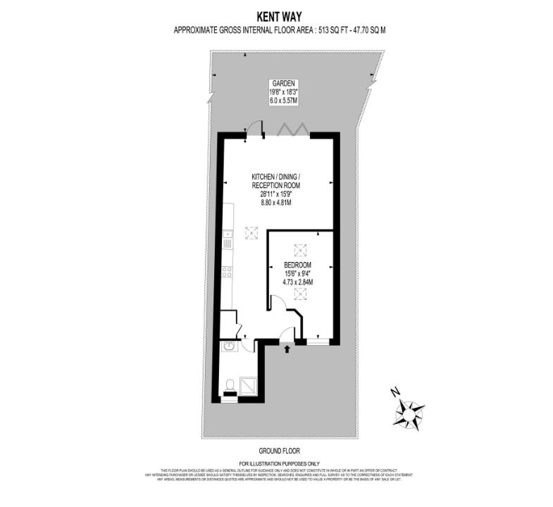 102, Kent Way, Surbiton floorplan