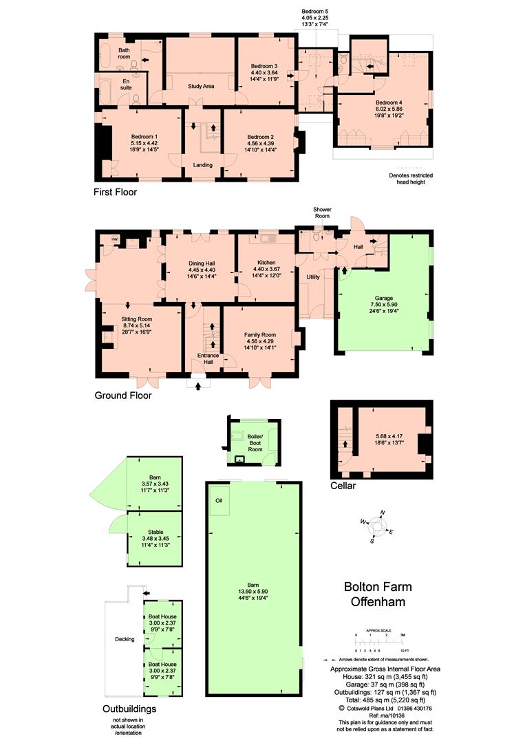 5 Bedrooms Detached house for sale in Station Road, Offenham, Evesham, Worcestershire WR11