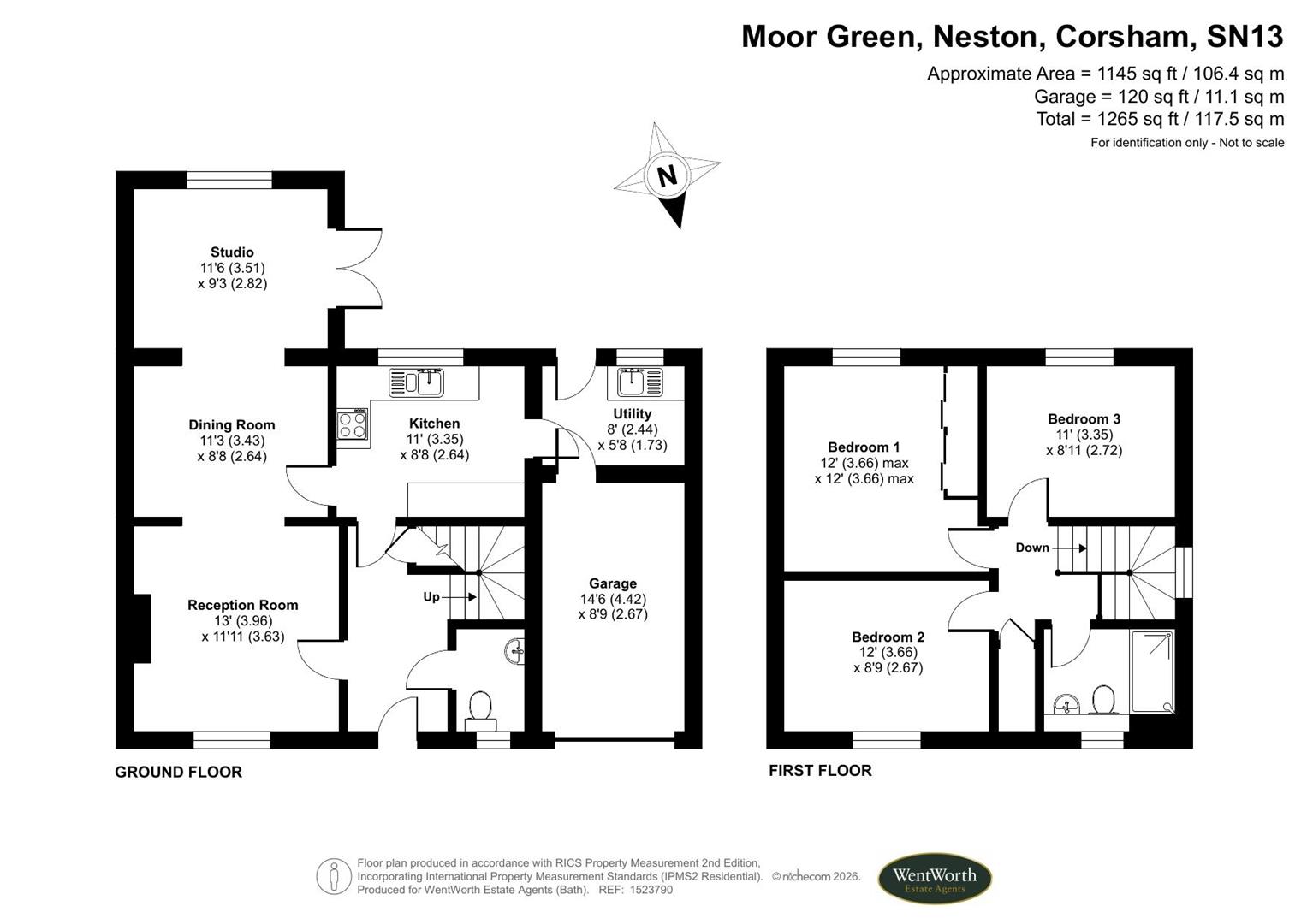 2A, Moor Green, Corsham floorplan