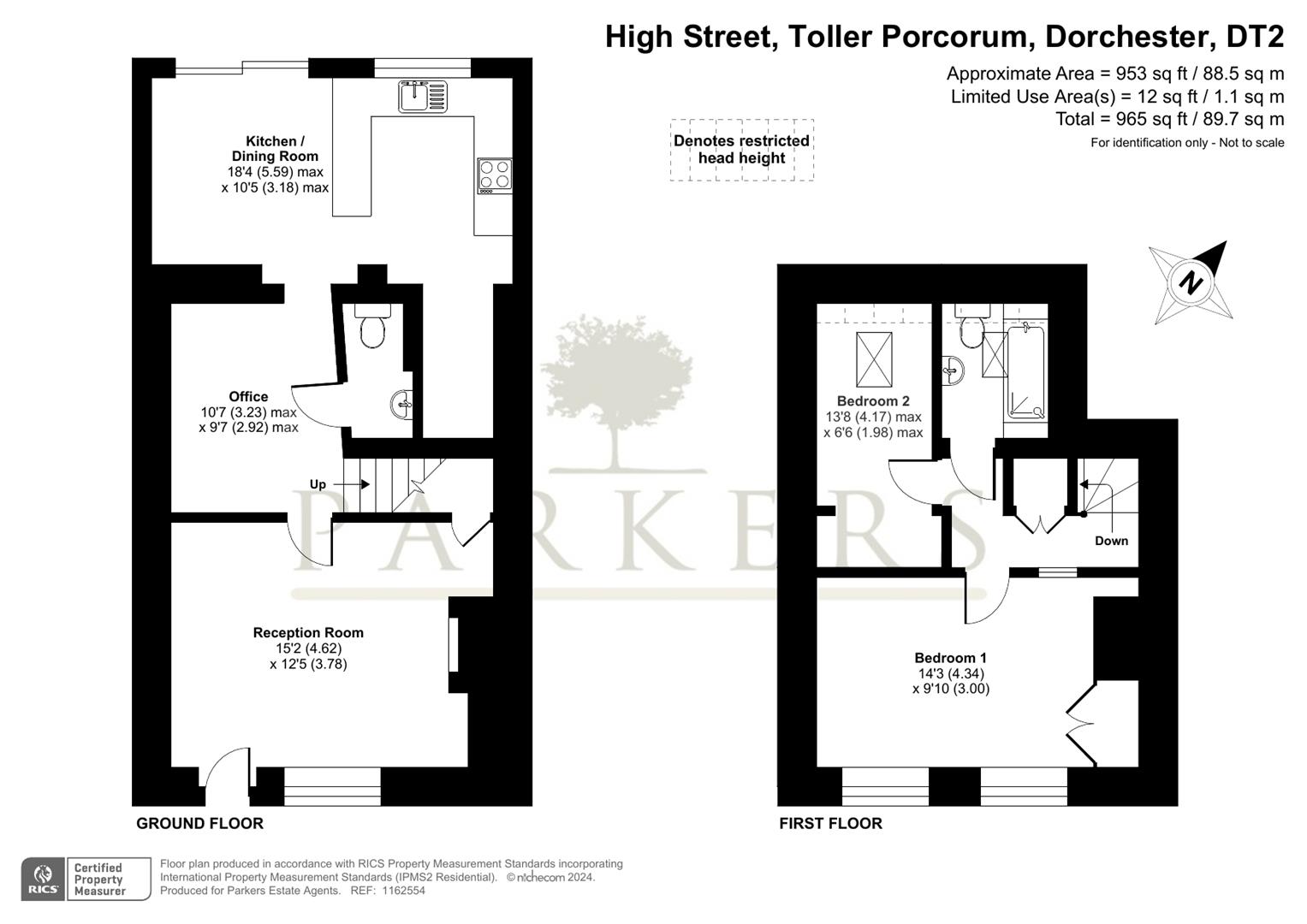 9, High Street, Dorchester floorplan