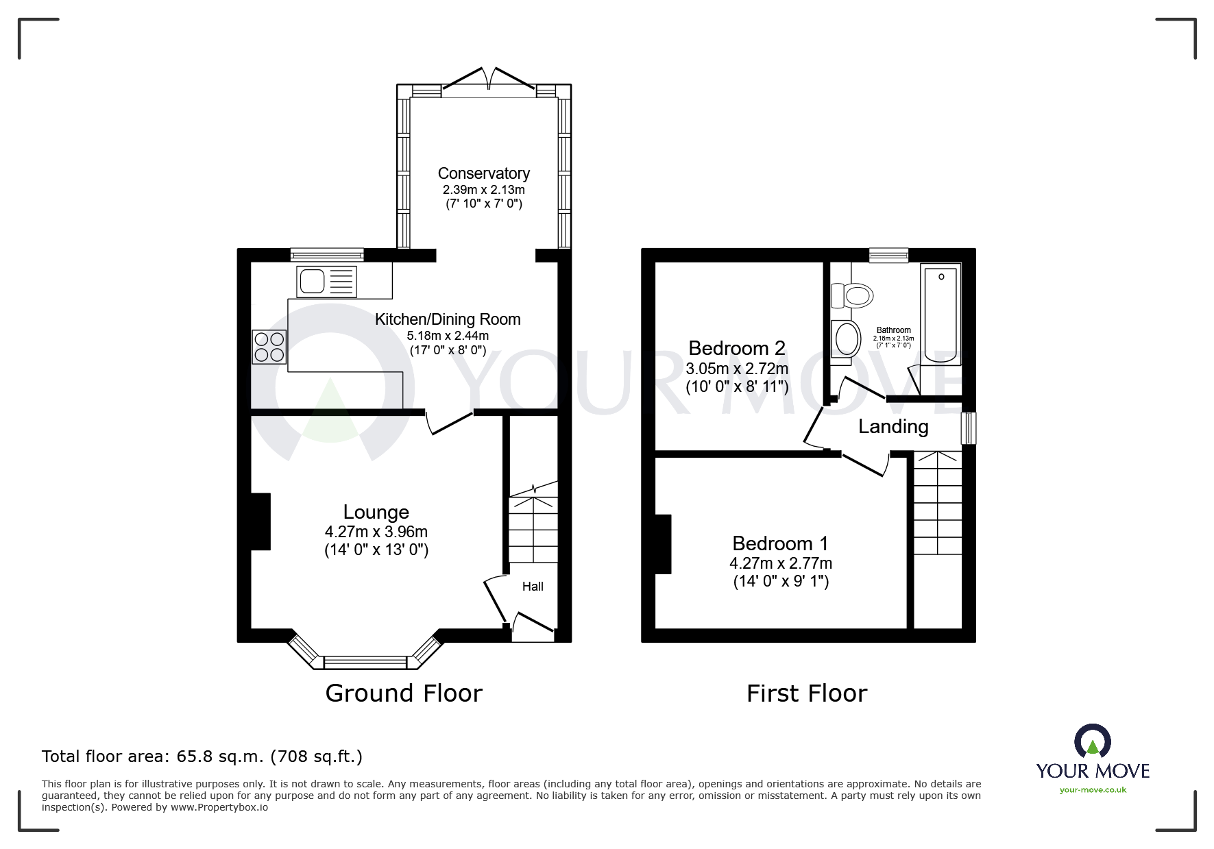 98, Mansfield Road, Nottingham floorplan