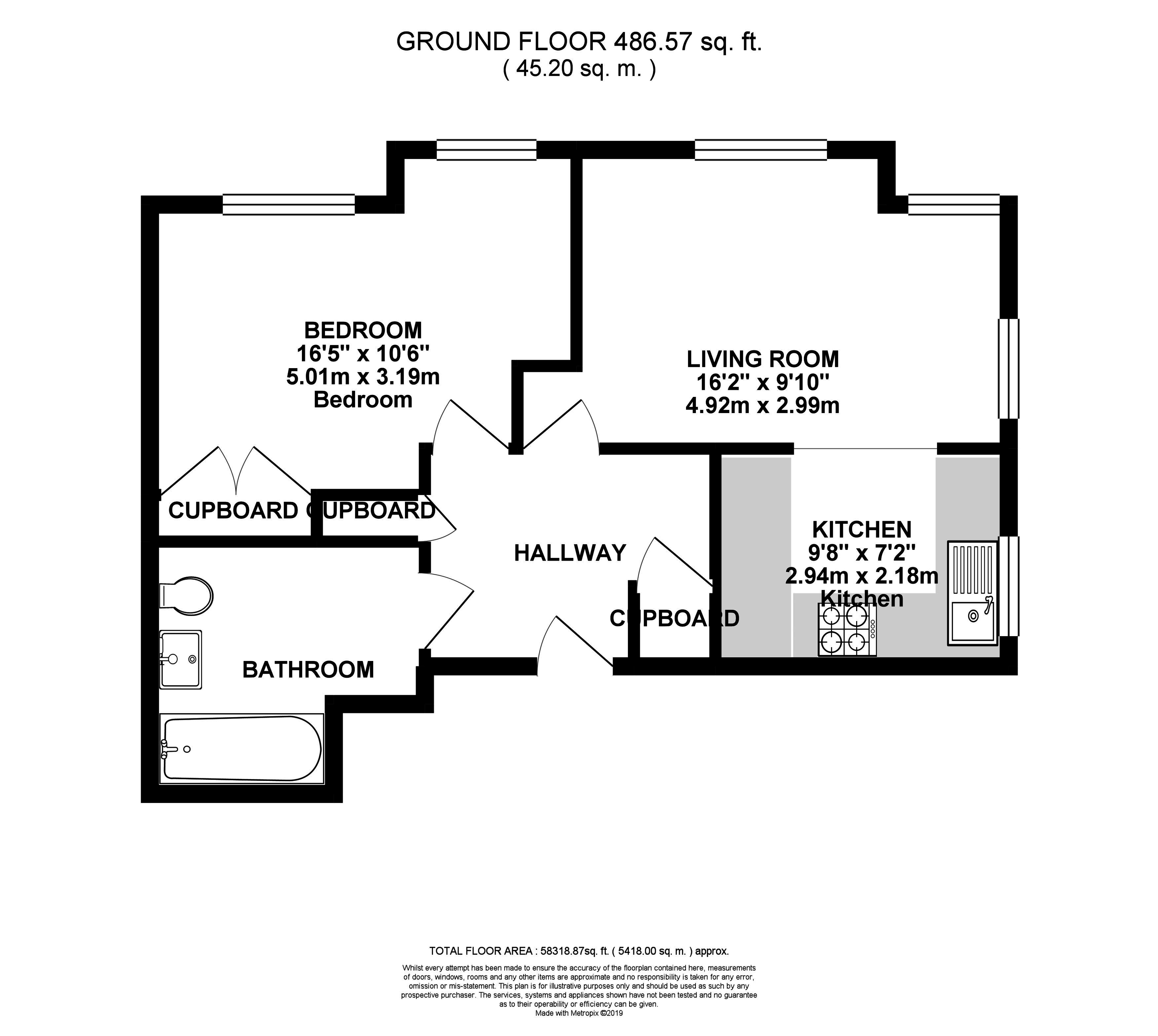 1 Bedrooms Flat to rent in Franklin Court, Wormley, Godalming GU8