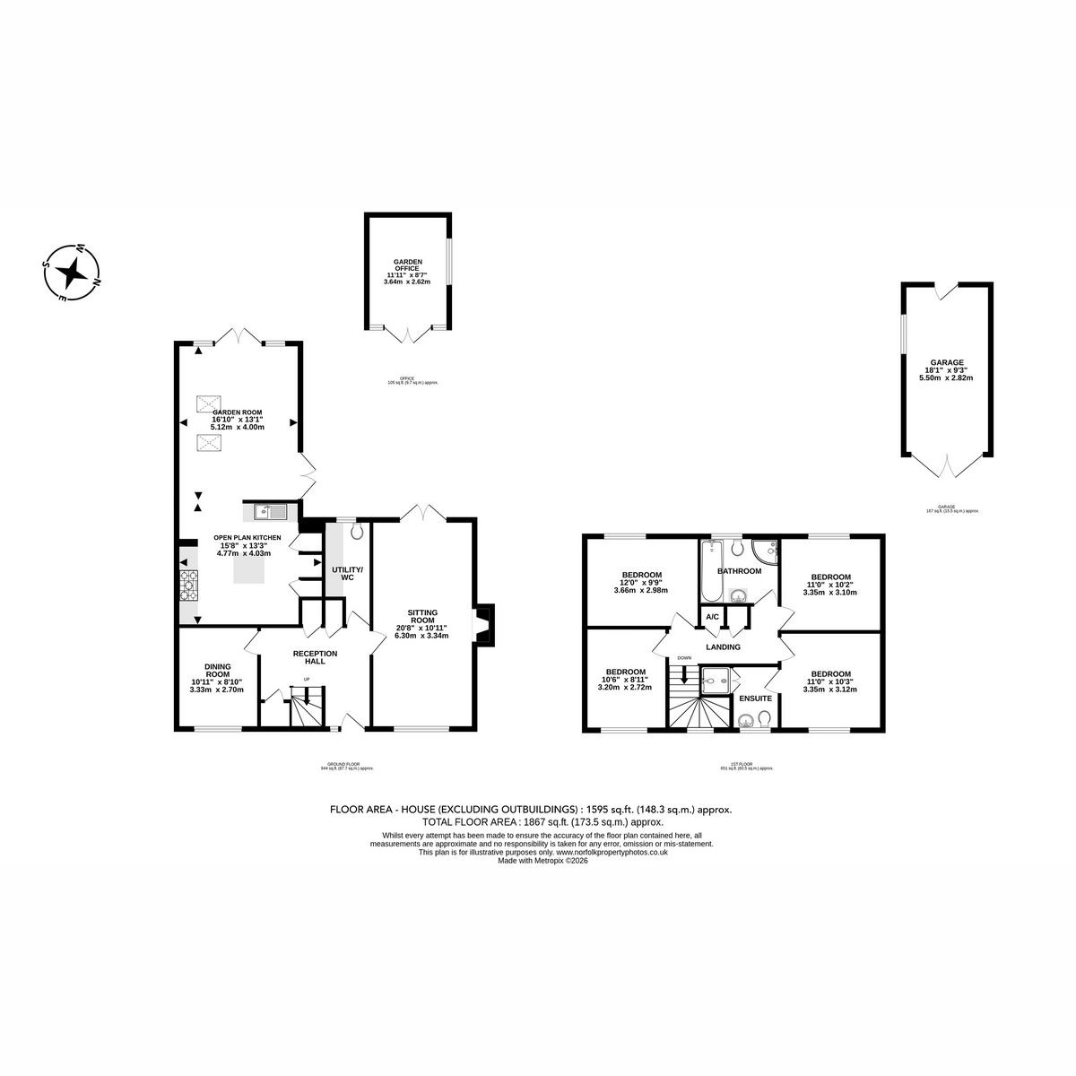5, Clink Hill, West Caister floorplan
