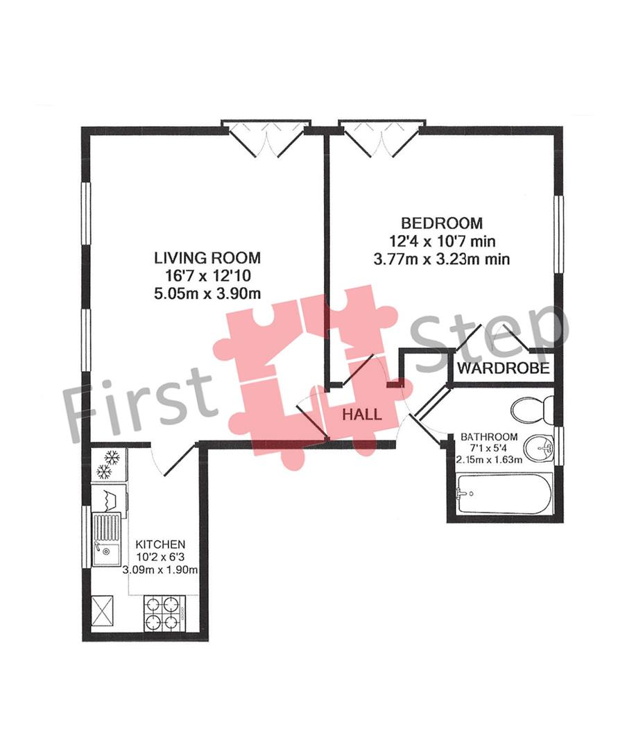 The Mowbrays, Stotfold SG5, 1 bedroom flat for sale 66128118