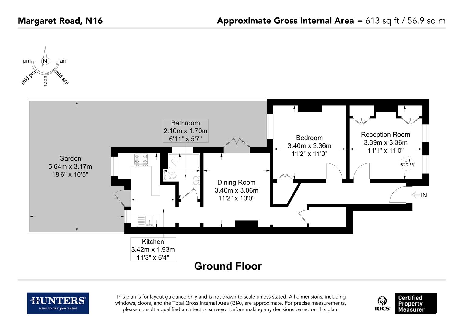11A, Margaret Road, London floorplan