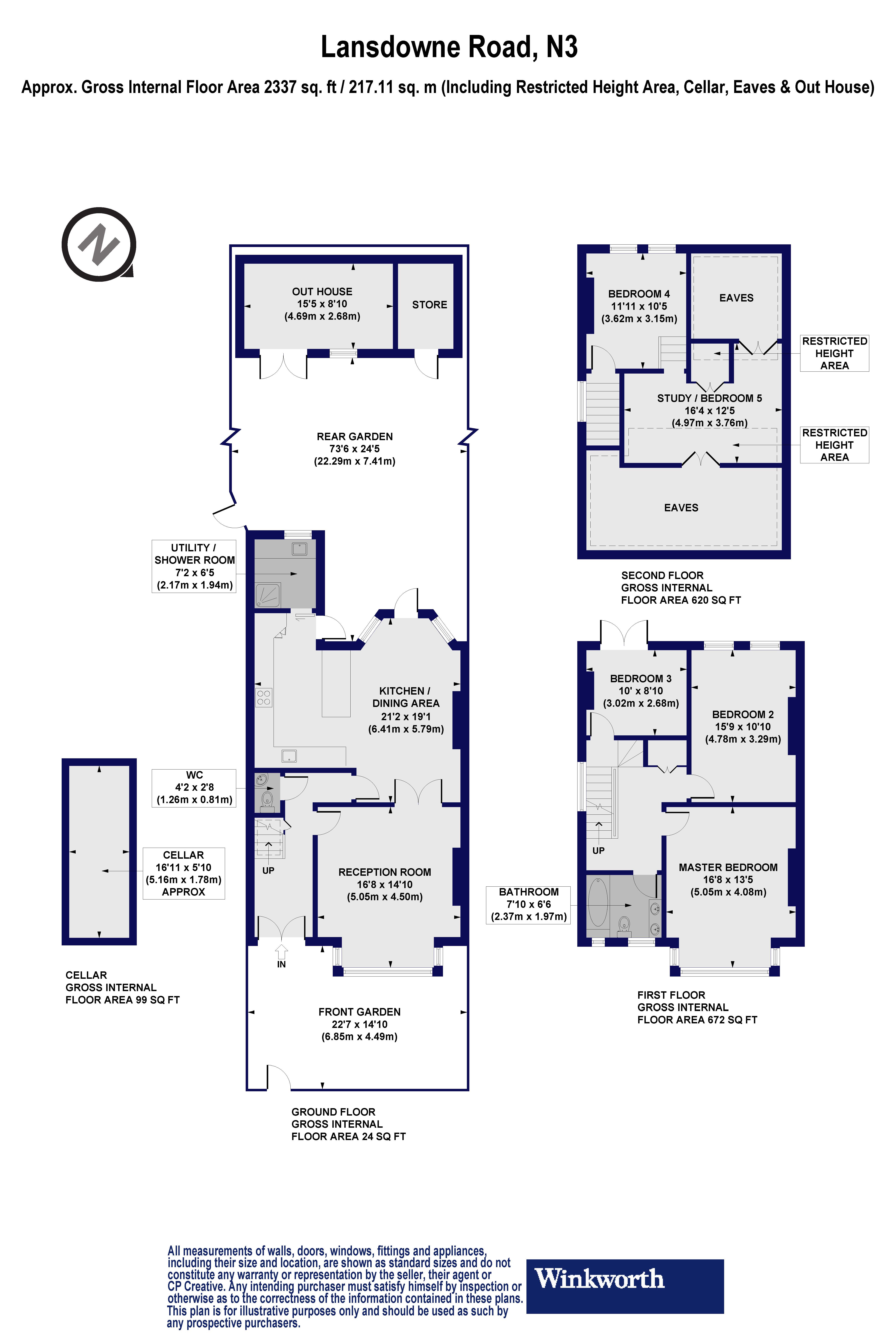 10, Lansdowne Road, Finchley floorplan