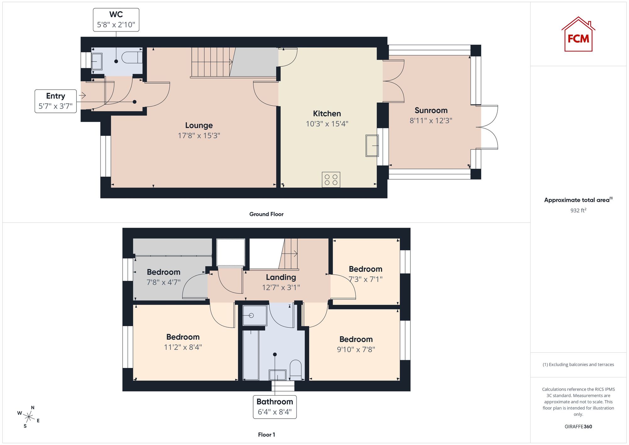 59 Lingla Gardens, Frizington floorplan