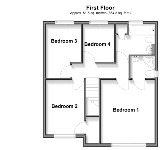 Hunting Gate, Birchington floorplan