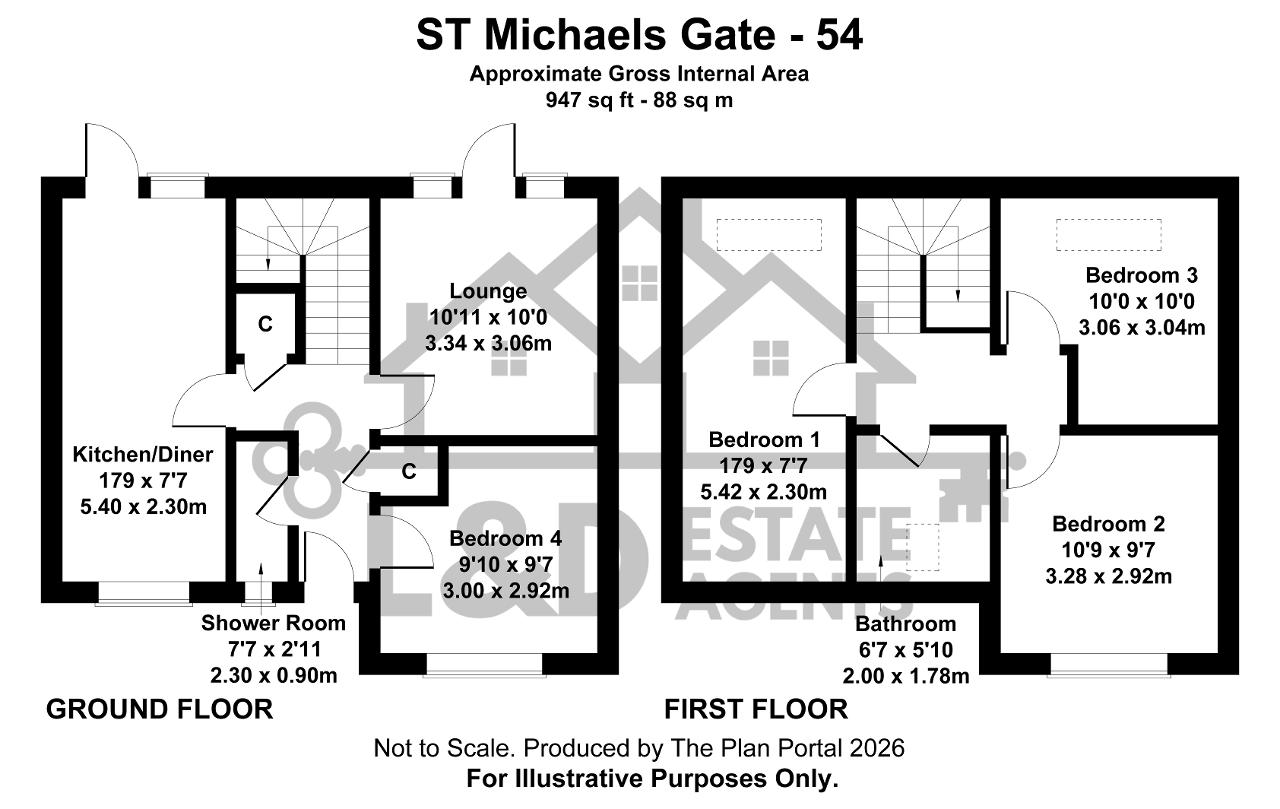 54, St Michaels Gate, Peterborough floorplan