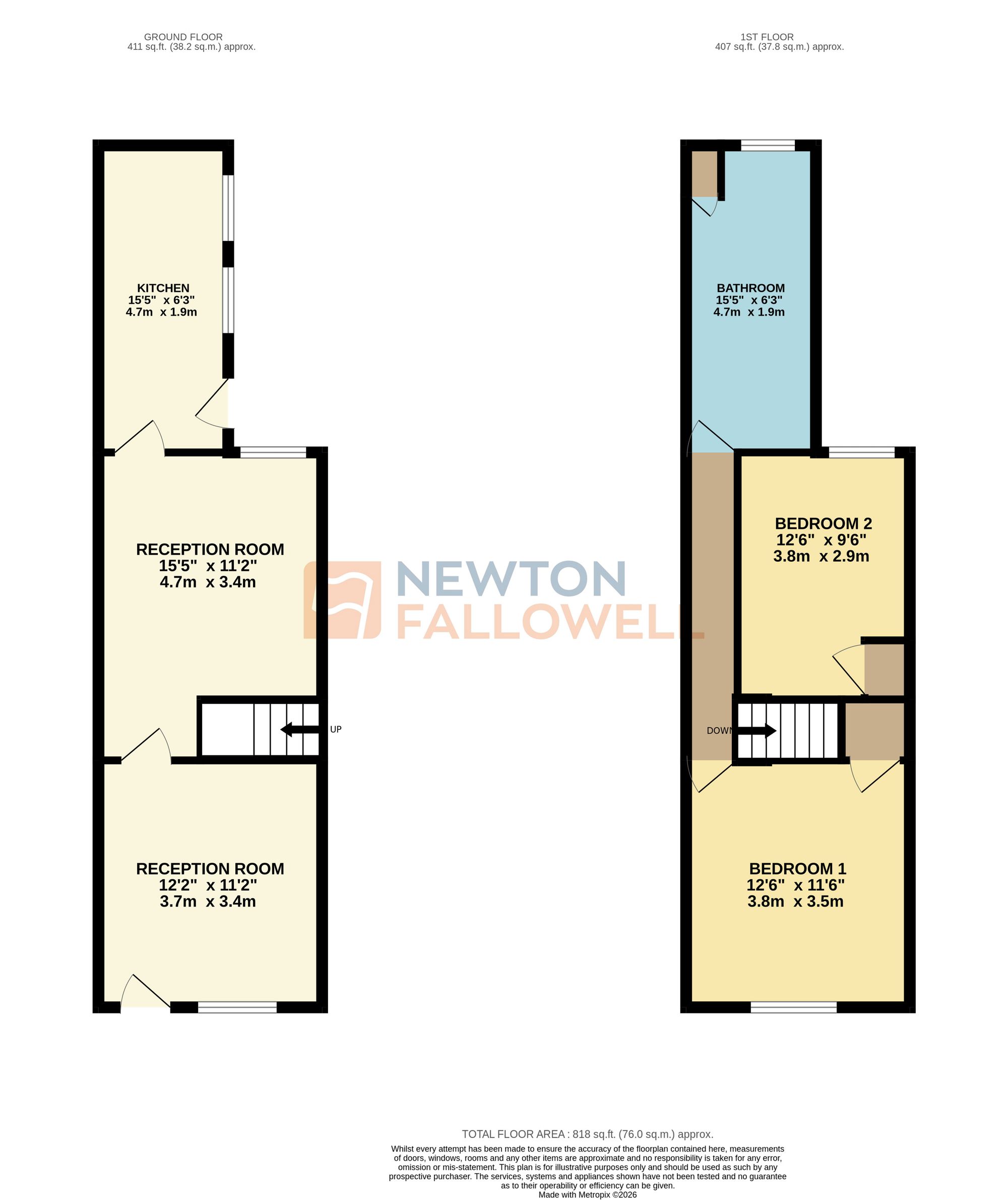 6 Tyrrell Street, Leicester floorplan
