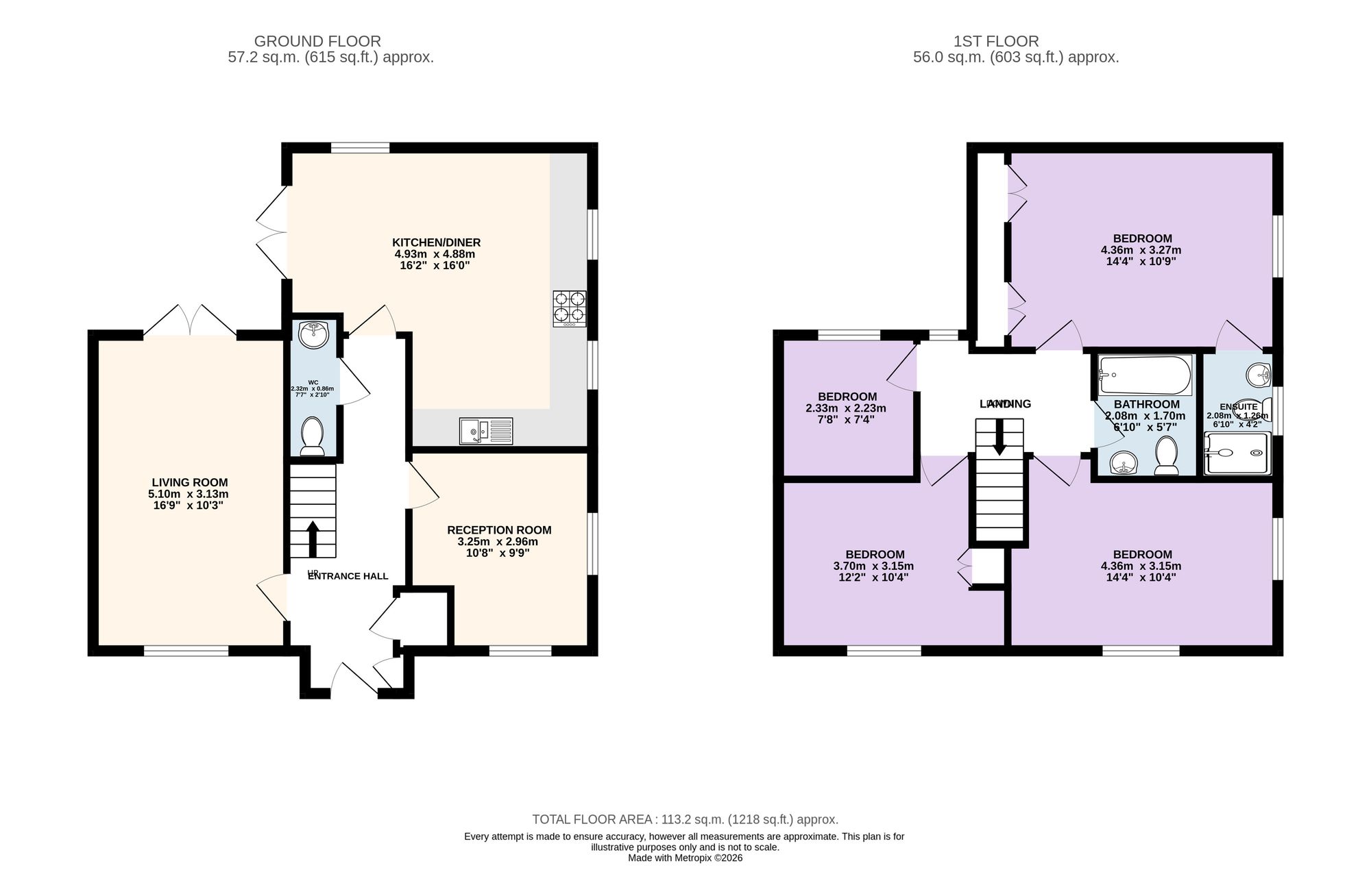 4 Teasel Grove, Preston floorplan