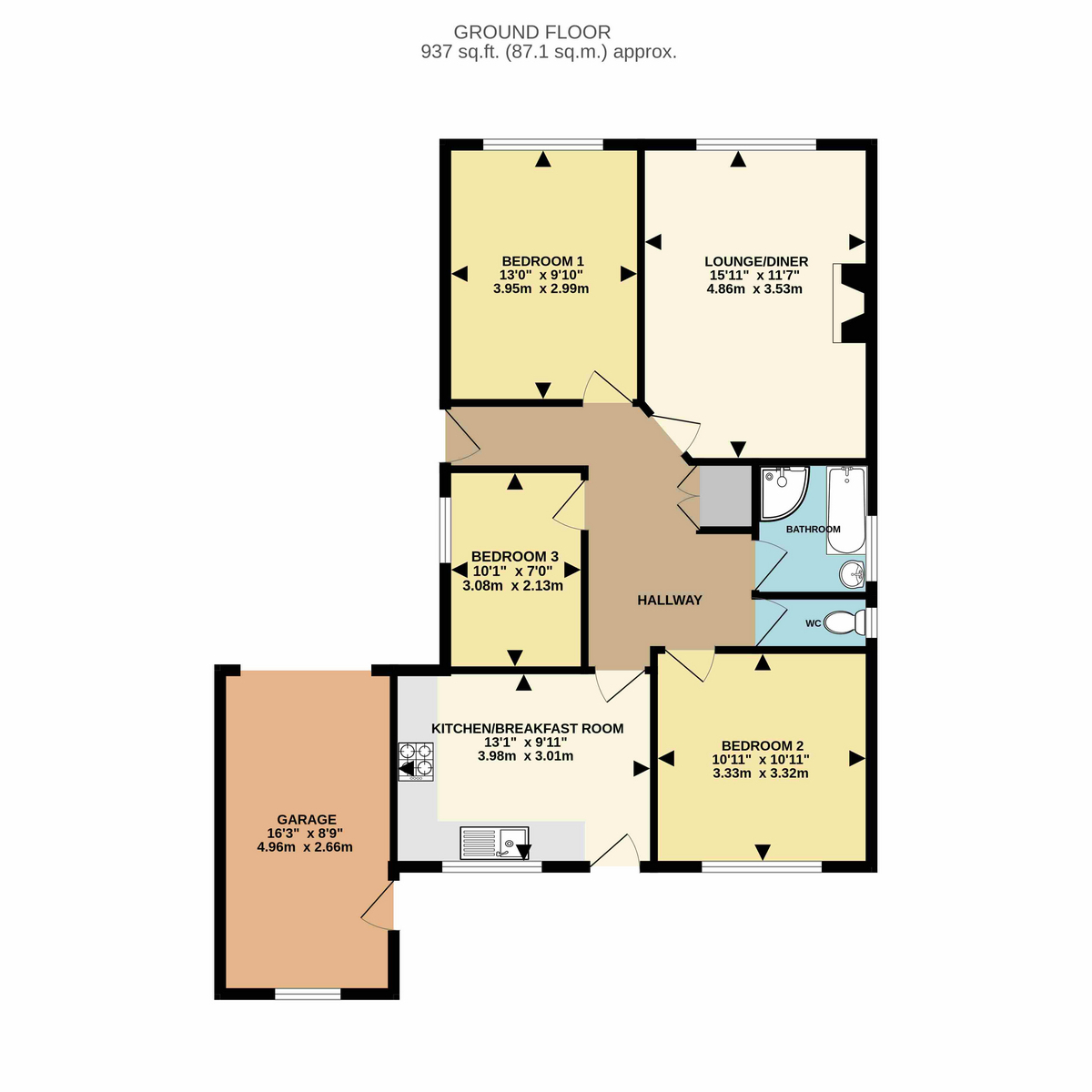 Montrose Drive, Bournemouth floorplan