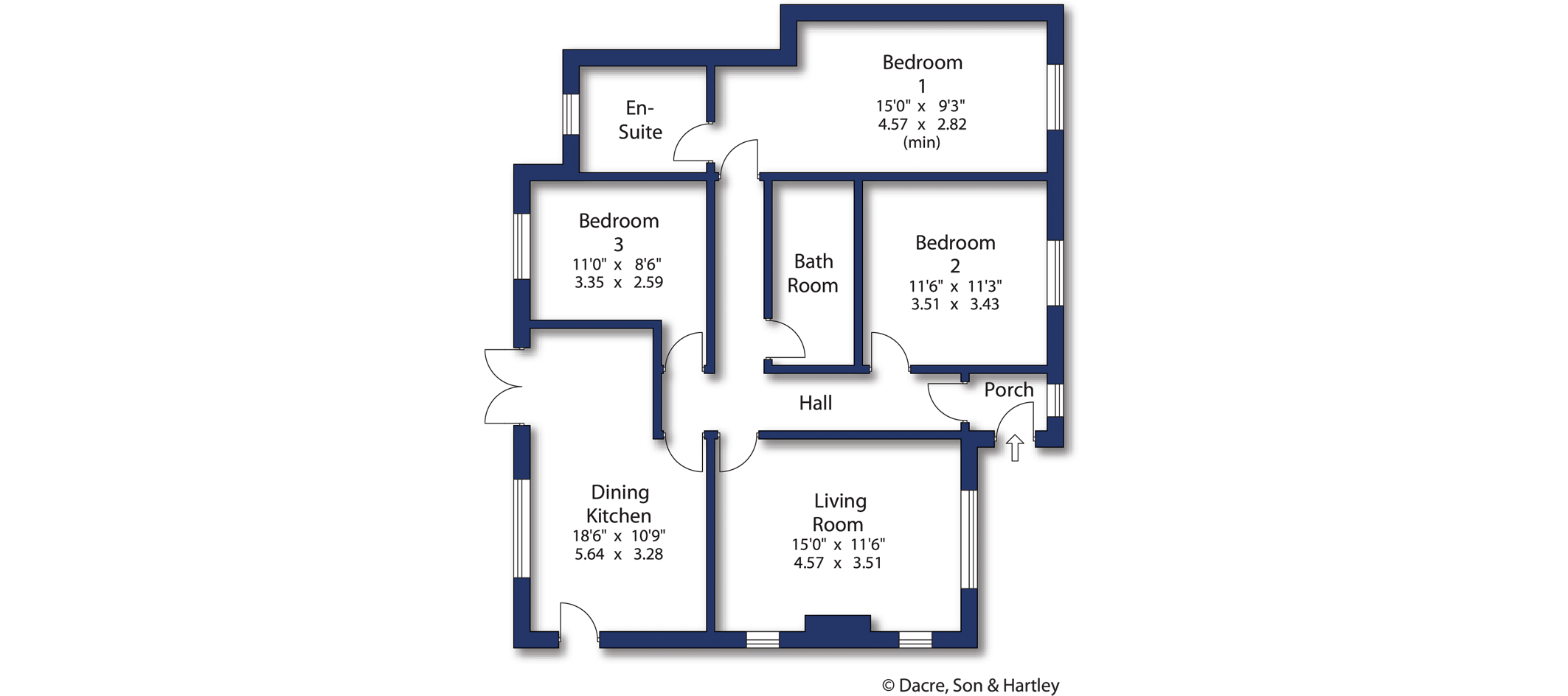 3 Bedrooms Detached bungalow for sale in Hill Top Drive, Harrogate, North Yorkshire HG1