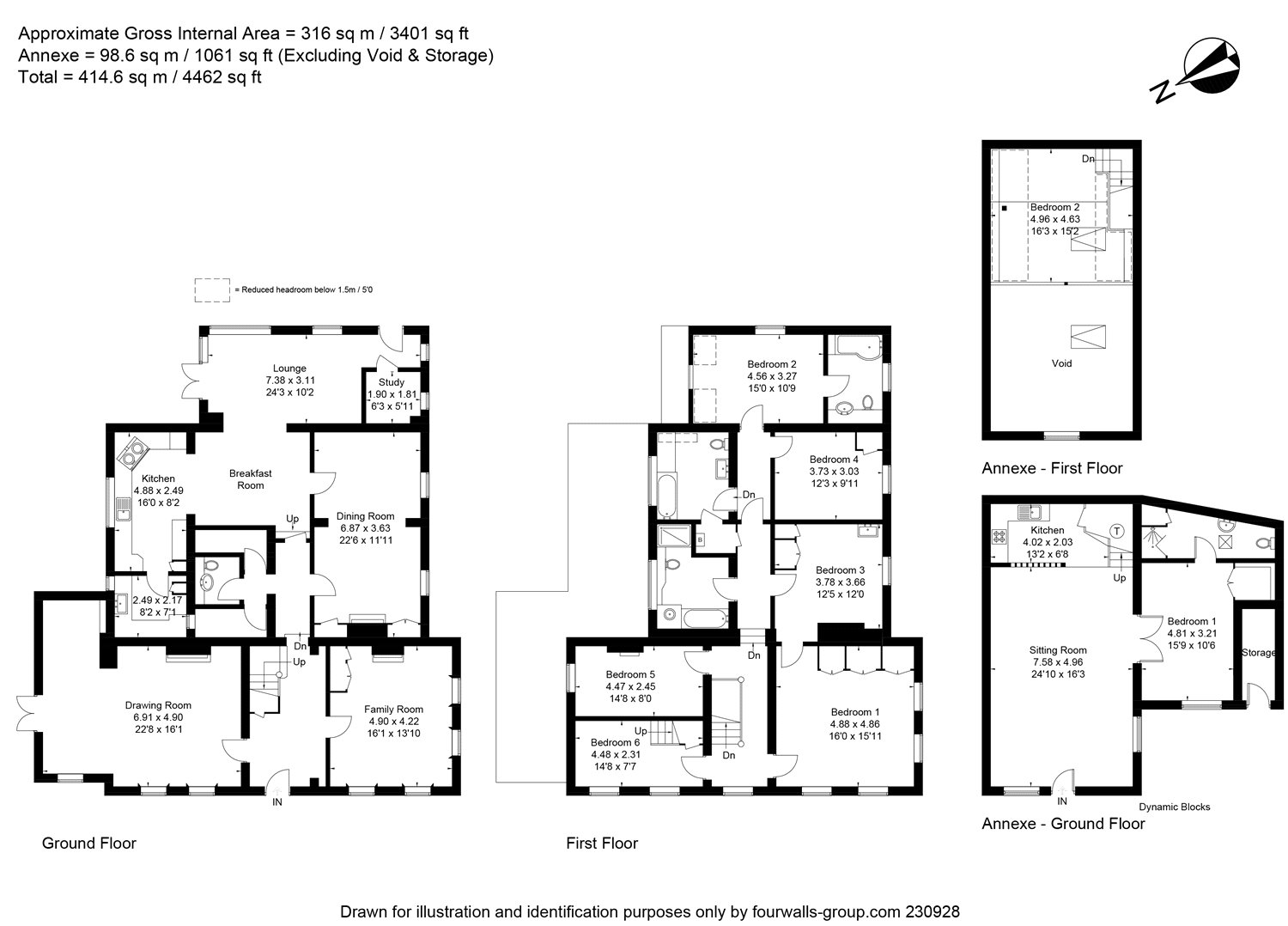 6 bed detached house for sale in Marlston Road, Hermitage, Thatcham