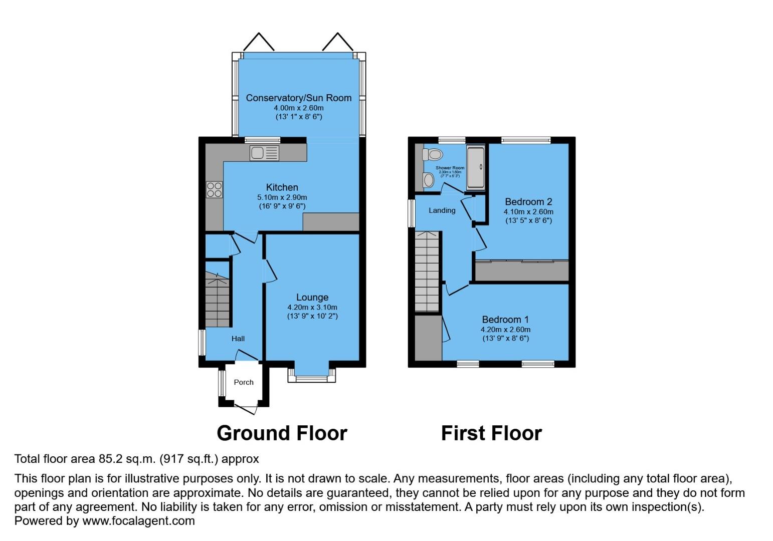 27, Holme Hall Crescent, Chesterfield floorplan