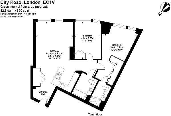 2 Bedrooms Flat to rent in Eagle Point, City Road, London EC1V