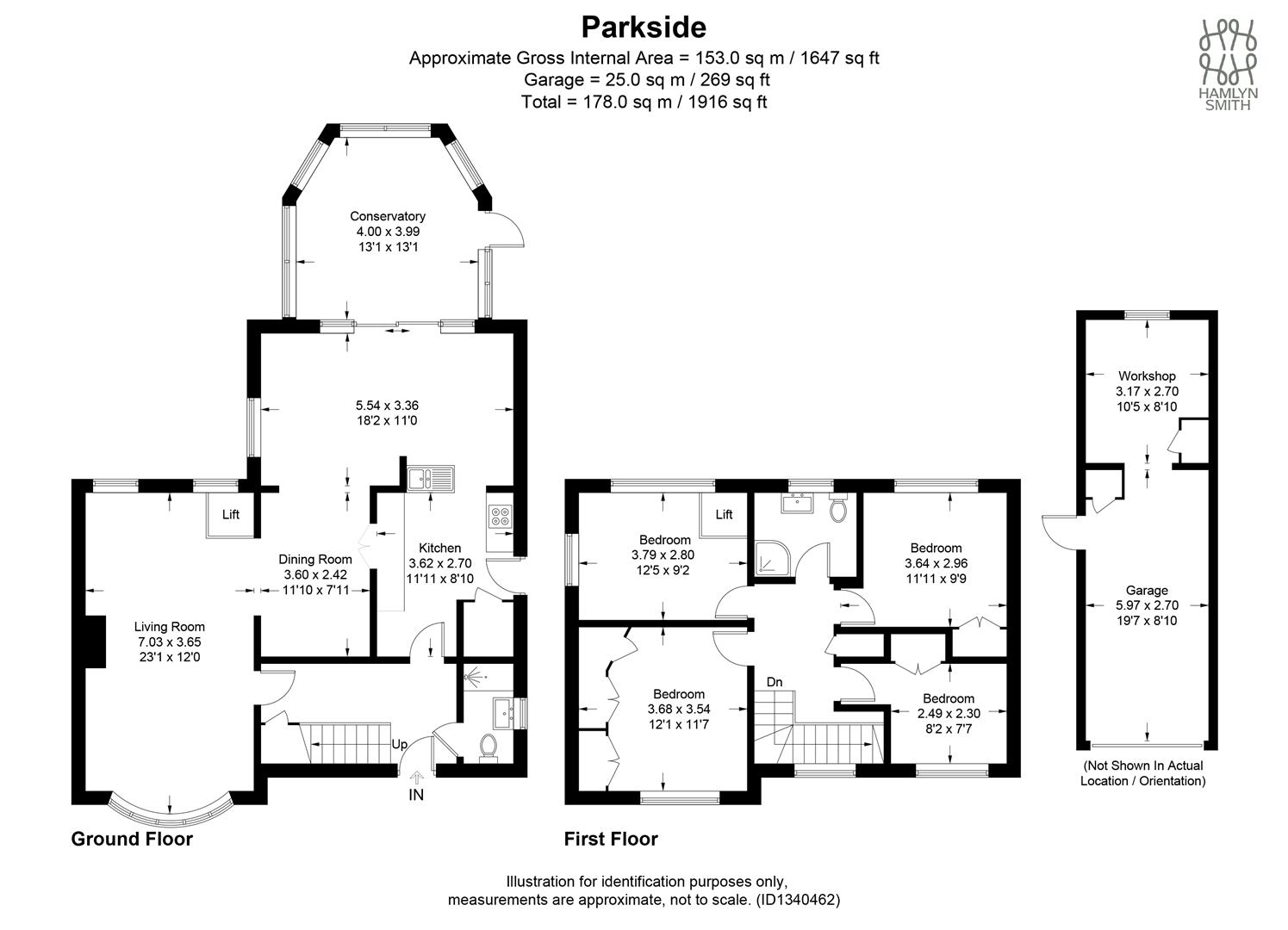13, Parkside, Hassocks floorplan