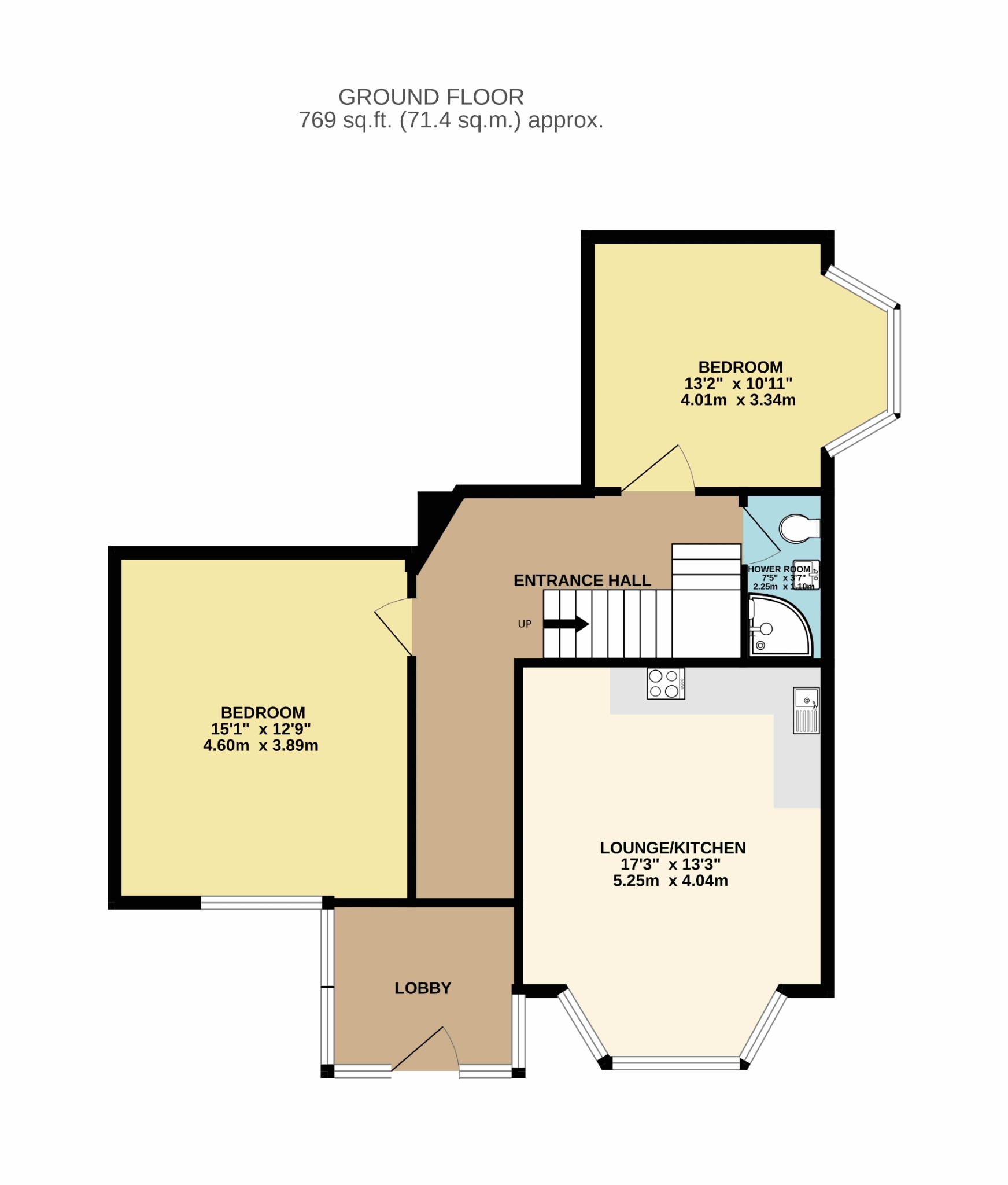 Flat 1, 7 Spencer Road, Dorset floorplan