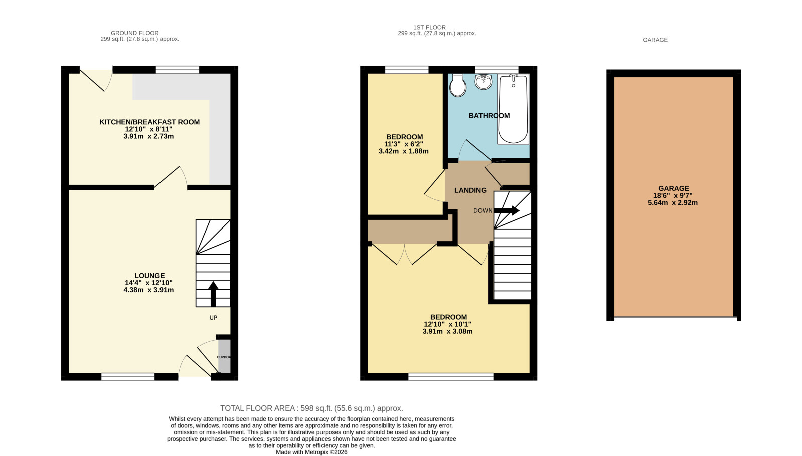 3, Cane Hill, Romford floorplan