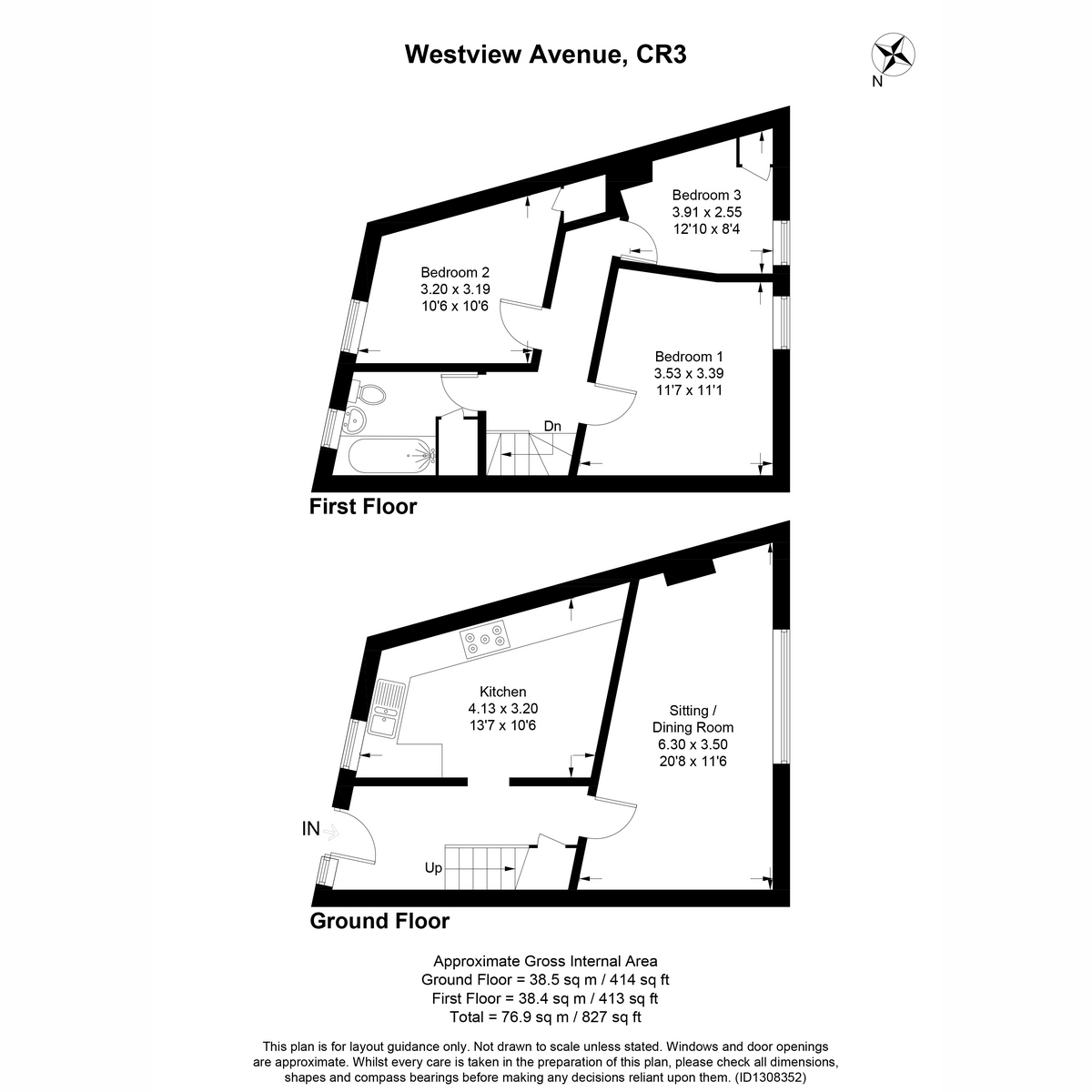 17, Westview Avenue, Whyteleafe floorplan