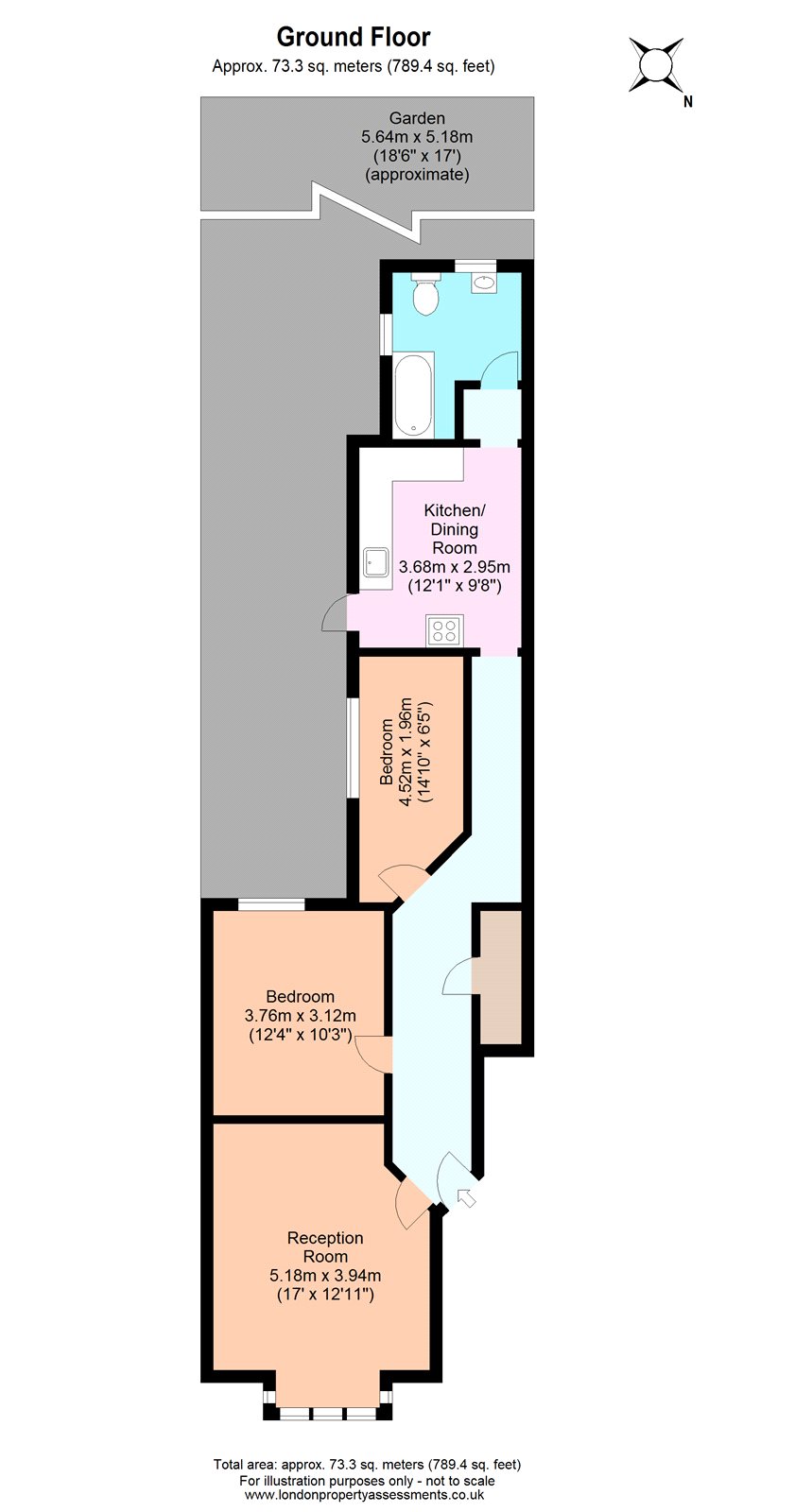 2 Bedrooms Flat for sale in Vale Terrace, Harringay, London N4